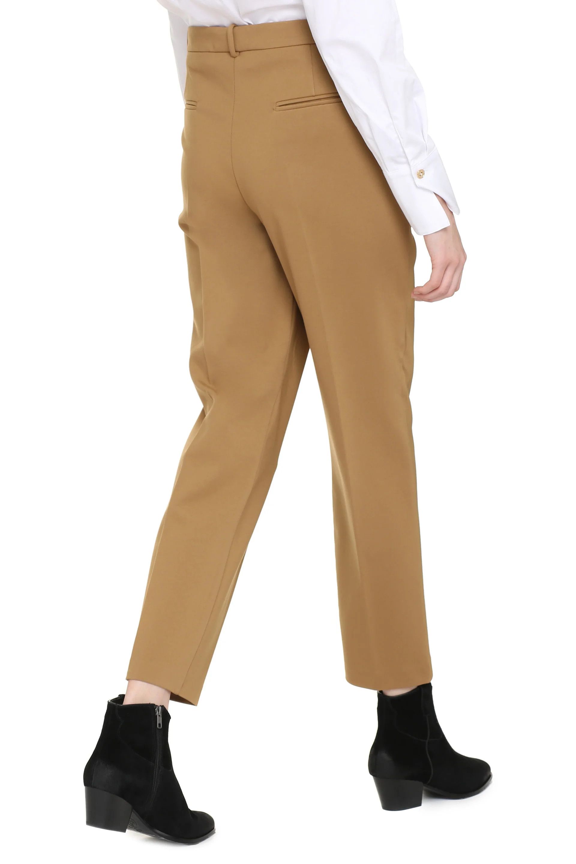 Pinko o1s22i1n0824 Bello Cigarette Pants in Brown Size 27" / US 4 / IT 40 - 4 Thumbnail