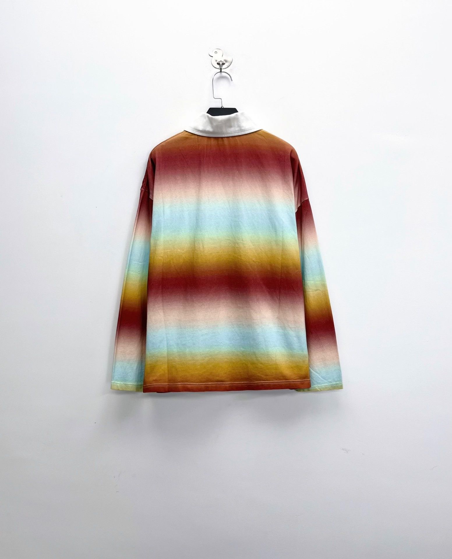 Acne Studios acne studios neon gradient long sleeve polo Size US XXS / EU 40 - 1 Thumbnail