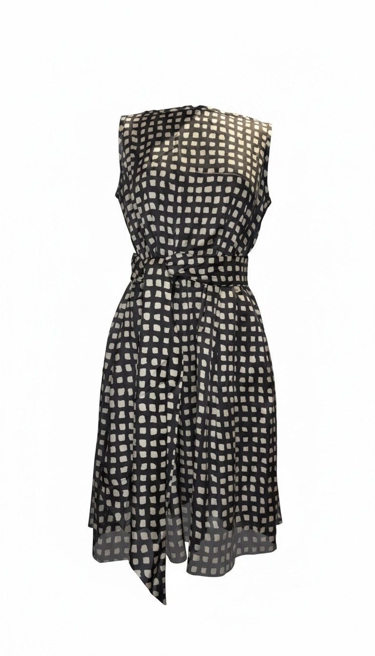 Banana Republic Banana Republic Sleeveless Pleated Fit and Flare Dress Size S / US 4 / IT 40 - 1 Thumbnail