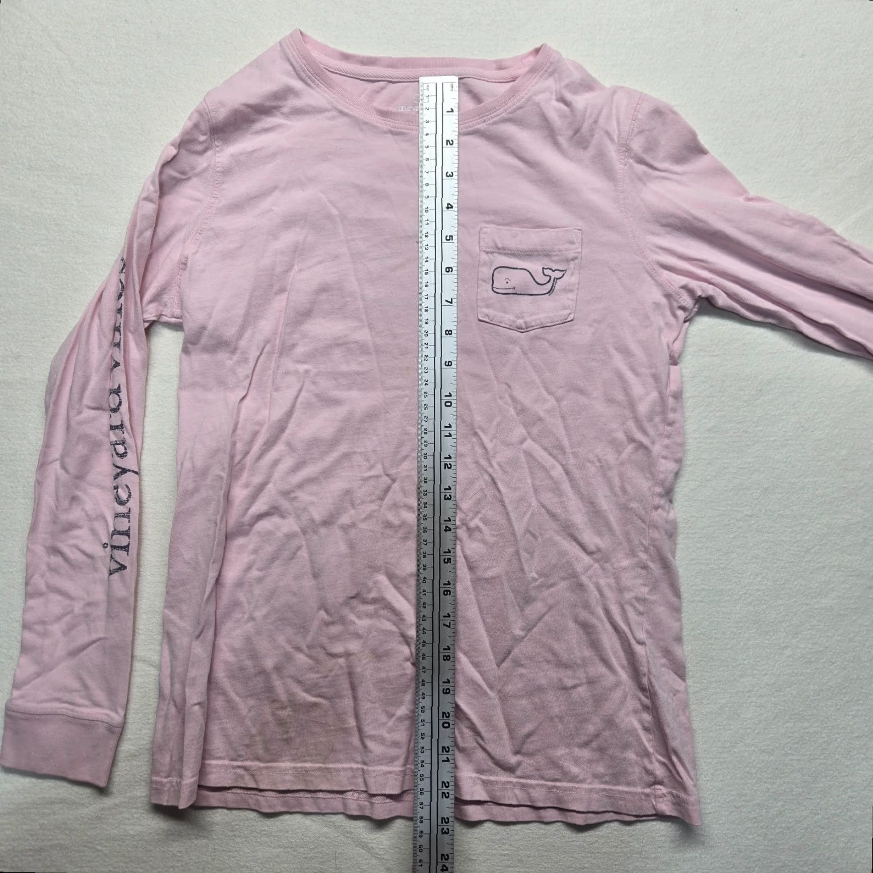 Vineyard Vines Vineyard Vines Pink Long Sleeve Whale Logo Pocket Tee Adult Women's XS Shirt Girls Size XS / US 0-2 / IT 36-38 - 6 Thumbnail