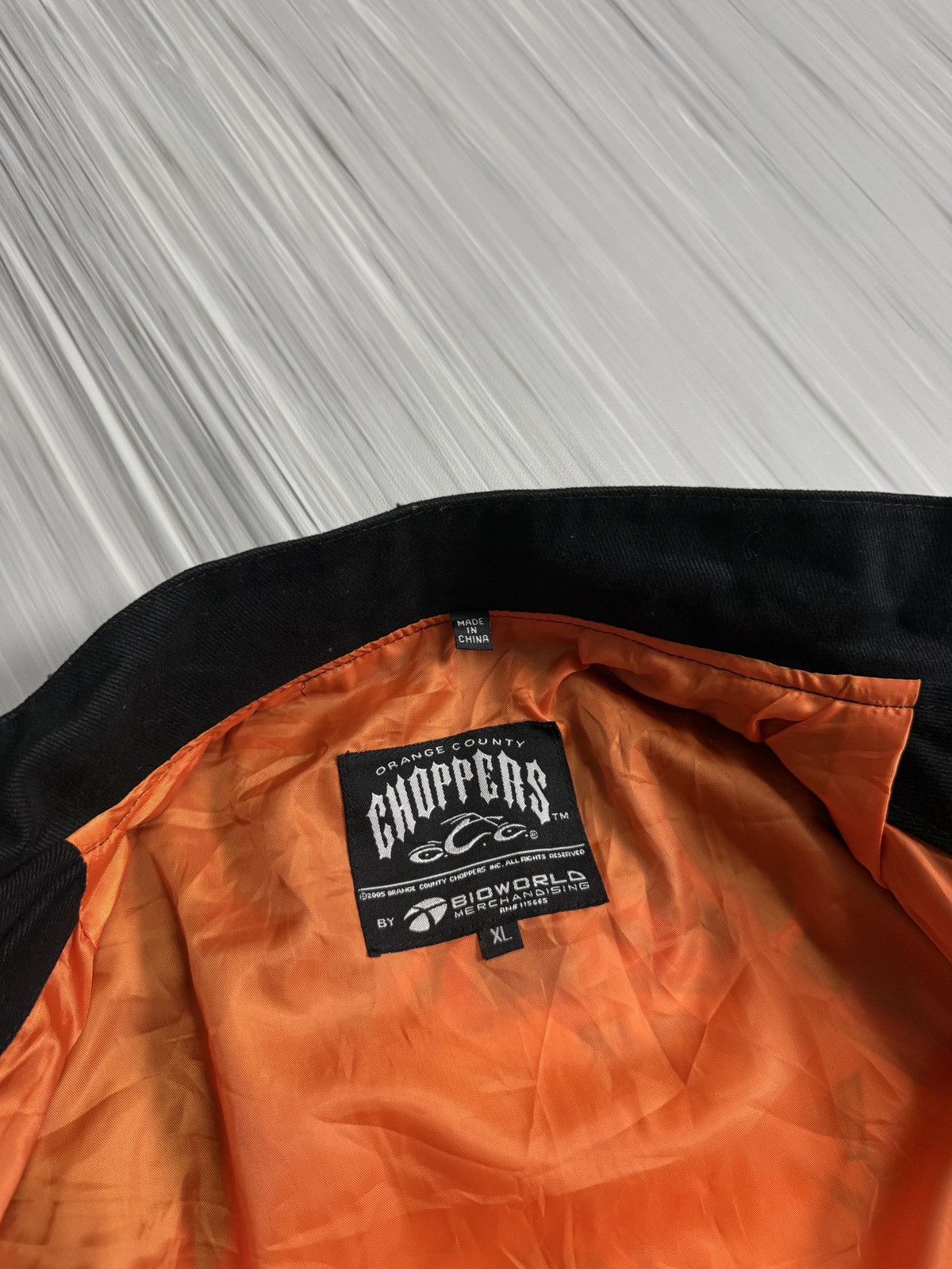 West Coast Choppers Orange County Choppers OCC Racing Jacket Black Orange Y2K Size US XL / EU 56 / 4 - 16 Thumbnail