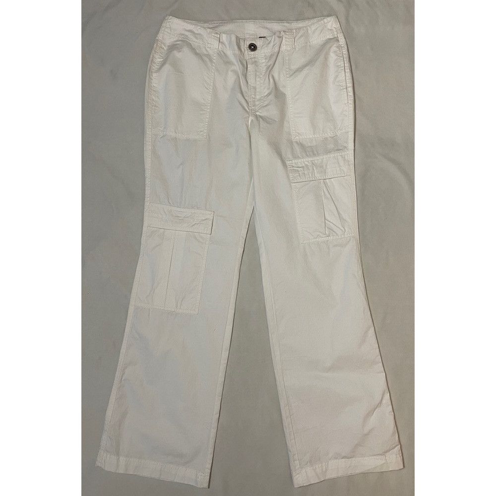 Free People New Free People Cotton Cargo Pants White Size 10 Size 28" / US 6 / IT 42 - 7 Thumbnail