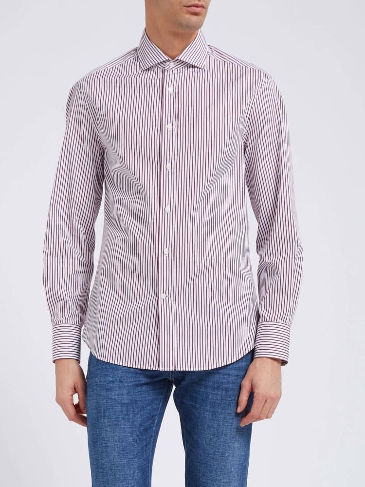 Brunello Cucinelli o1w1db10924 Shirt in Open White Size US XS / EU 42 / 0 - 1 Preview