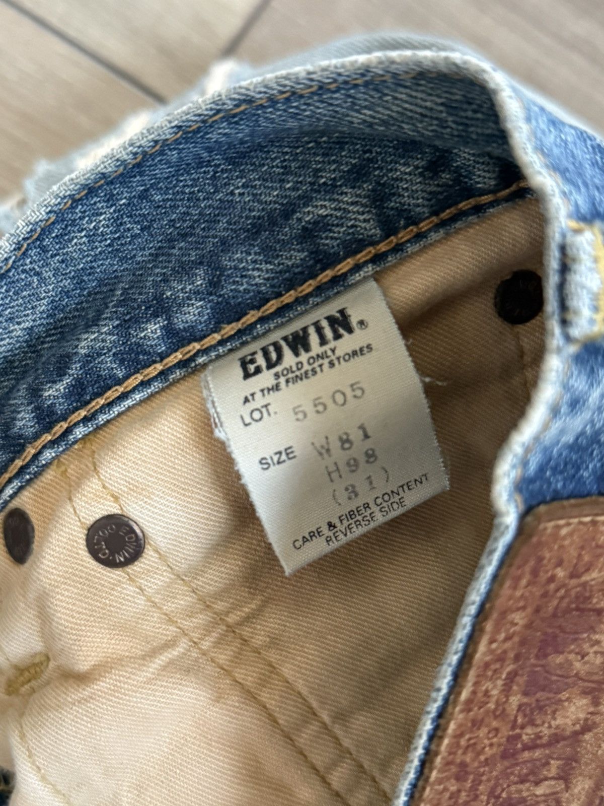 Edwin Vintage Edwin 505X Selvedge Denim Size US 30 / EU 46 - 10 Thumbnail