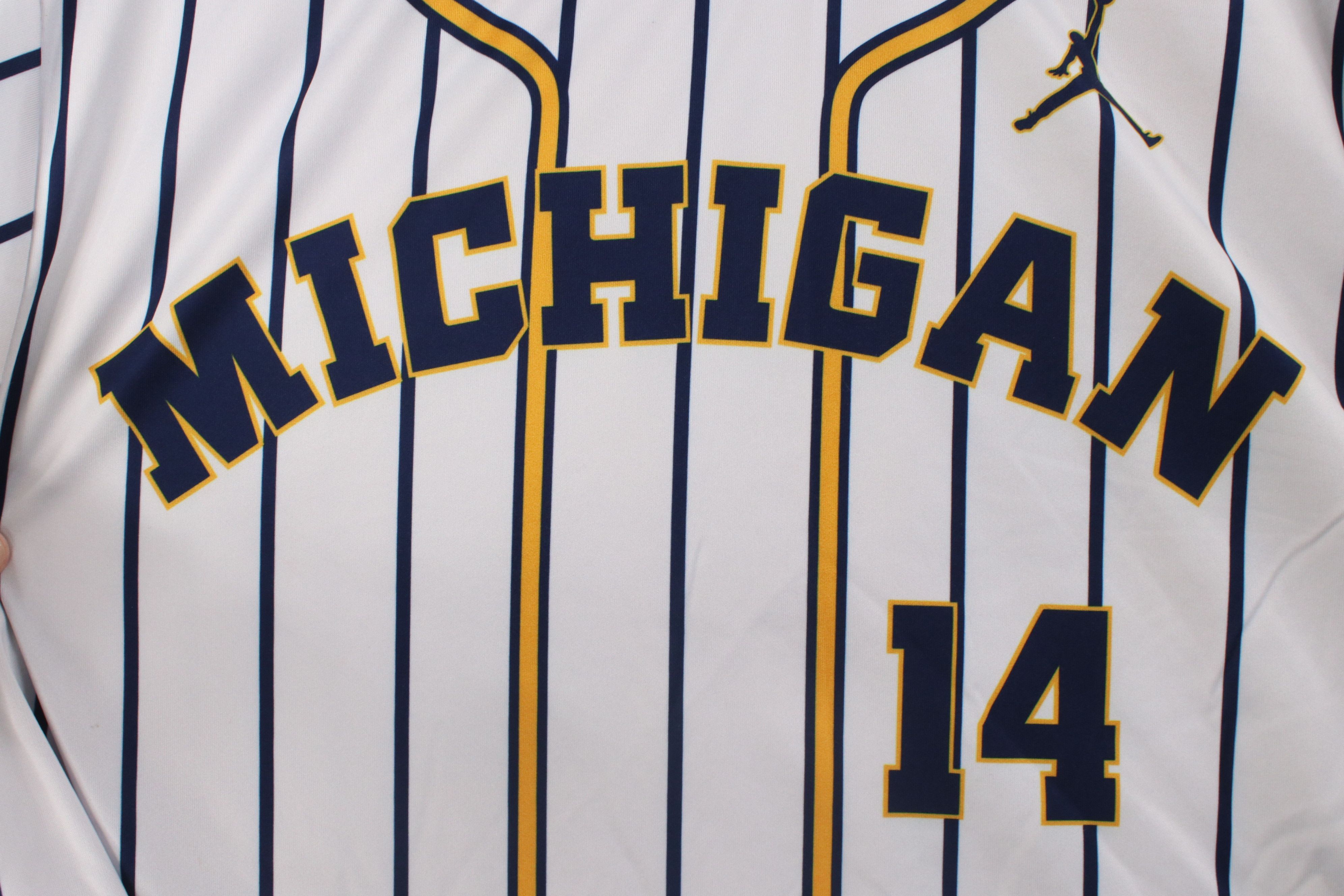 Vintage Streetwear University of Michigan Baseball Jersey T-Shirt Size US M / EU 48-50 / 2 - 6 Thumbnail