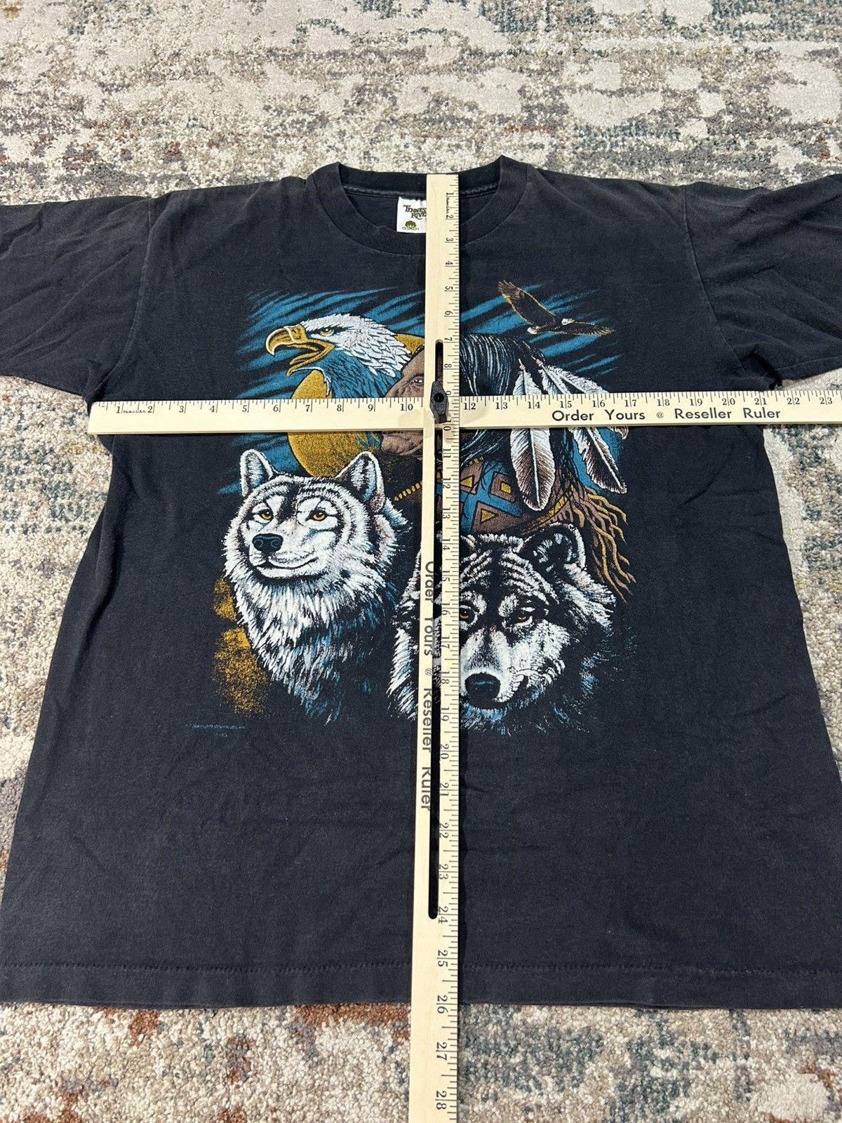 Vintage 90s Native American Single Stitch Tee Size US M / EU 48-50 / 2 - 4 Thumbnail