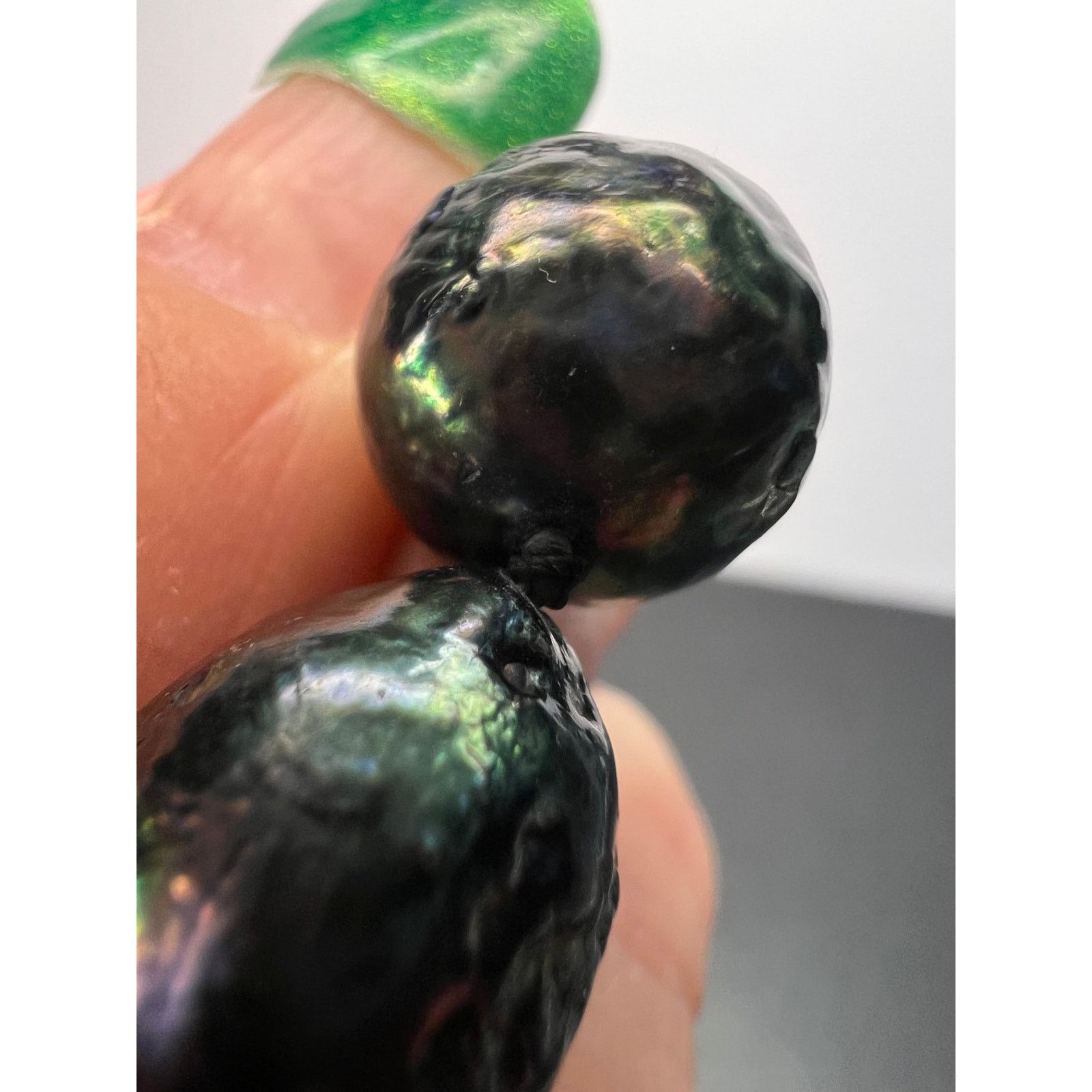 Other 13mm Cultured black pearl 22 inch necklace with 925 clasp Size ONE SIZE - 6 Thumbnail
