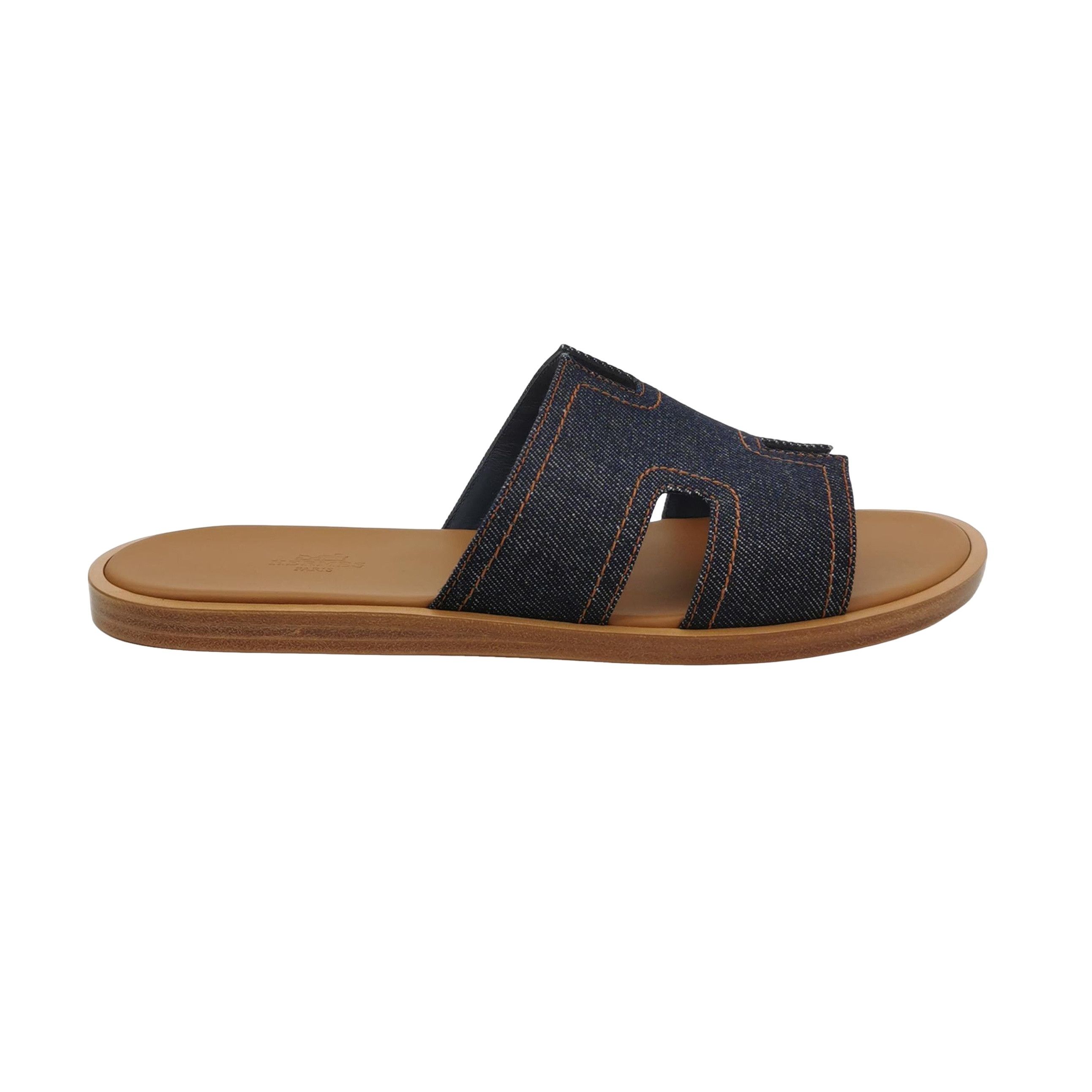 Hermes Hermes Canvas Izmir H Sandals 42 Size US 9 / EU 42 - 1 Thumbnail