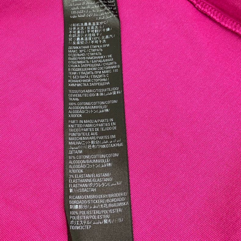 Balenciaga Balenciaga Rose logo monogrammed embroidered cotton crew n Size US L / EU 52-54 / 3 - 9 Thumbnail