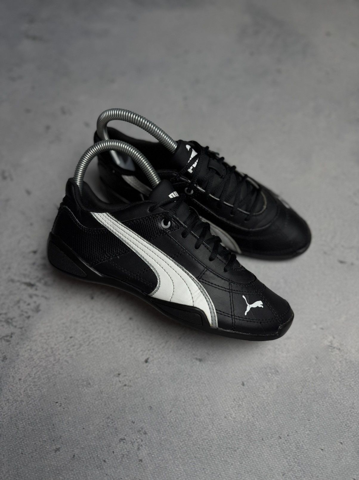 Puma Vintage Puma Speedcat Leather Y2K Black/White Sneakers Size US 5.5 / IT 35.5 - 1 Thumbnail