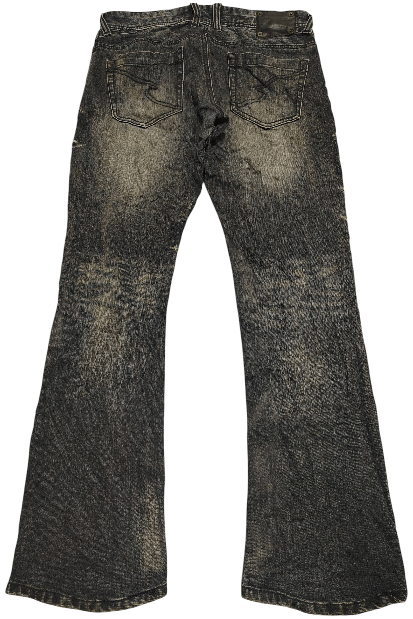 semanticdesign Semantic design Clawmark Studded Flared jeans Distress Jeans Size US 33 - 2 Thumbnail
