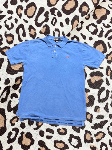 Polo Ralph Lauren Polo Ralph Lauren Blue Short Sleeve Polo Shirt Large Size US L / EU 52-54 / 3 - 1 Thumbnail