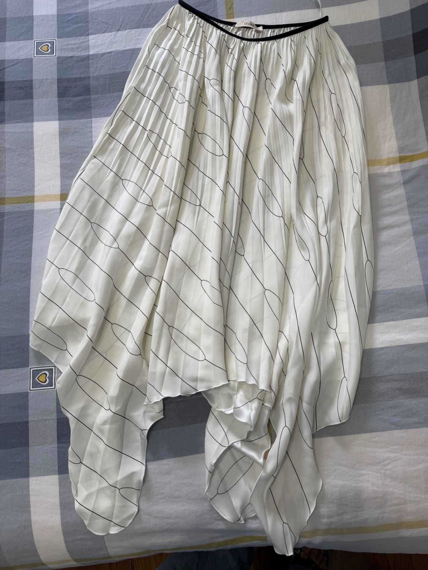 Celine Old Celine silk skirt Size 25" / US 0 / IT 36 - 1 Thumbnail