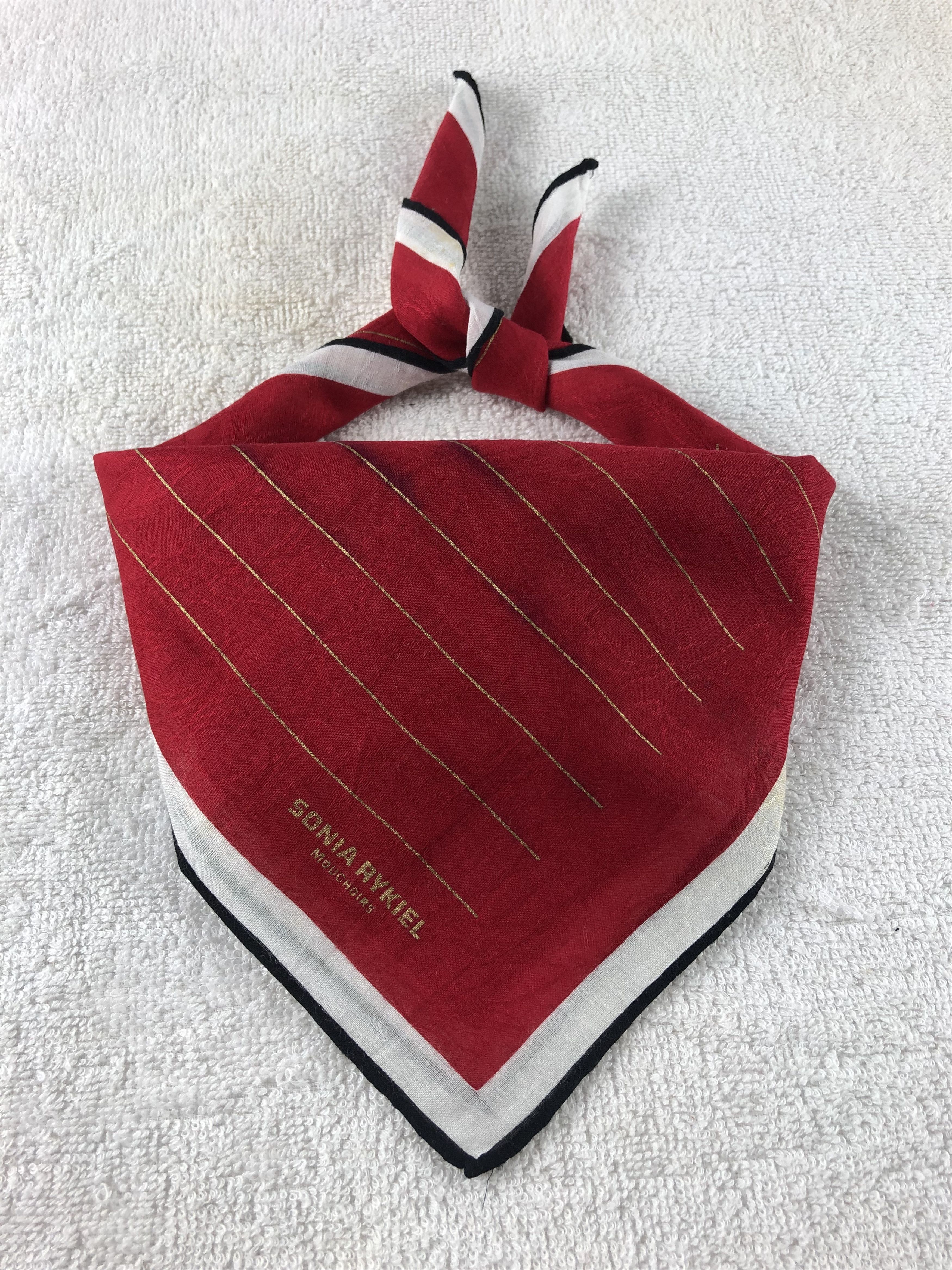 Sonia Rykiel × Vintage Sonia Rykiel Handkerchief / Bandana / Neckerchief Size ONE SIZE - 1 Thumbnail