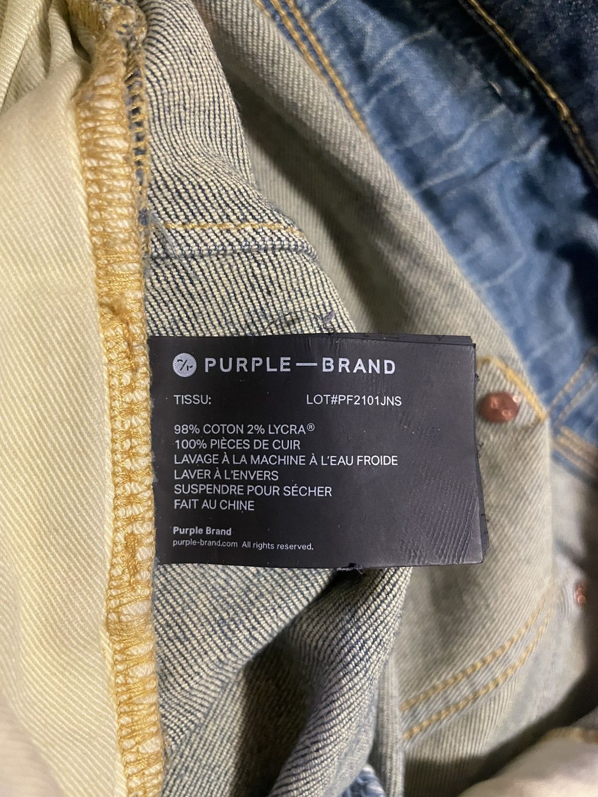 Purple Brand Purple Brand Mens Jeans Sz : 28 Size US 28 / EU 44 - 5 Thumbnail