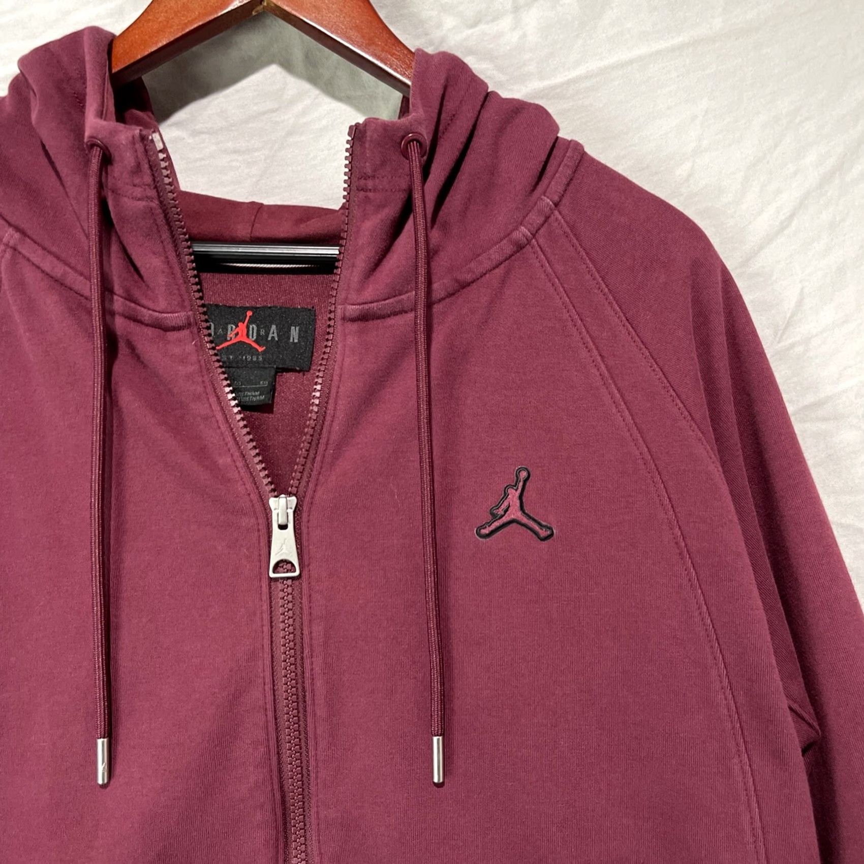 Jordan Brand Air Jordan Jacket Mens XL Purple Essentials Zip Up Hoodie Nike Size US XL / EU 56 / 4 - 3 Thumbnail