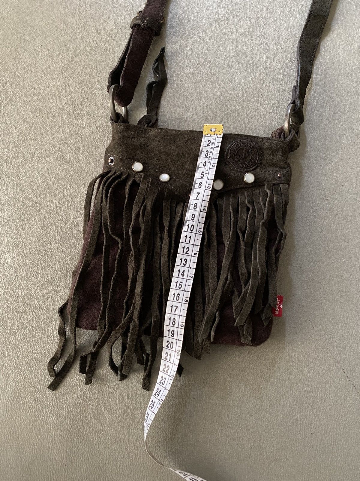If Six Was Nine × Levi's Levis Suede Fringed Sling Bag Ifsixwasnine Kmrii Style Size ONE SIZE - 9 Thumbnail