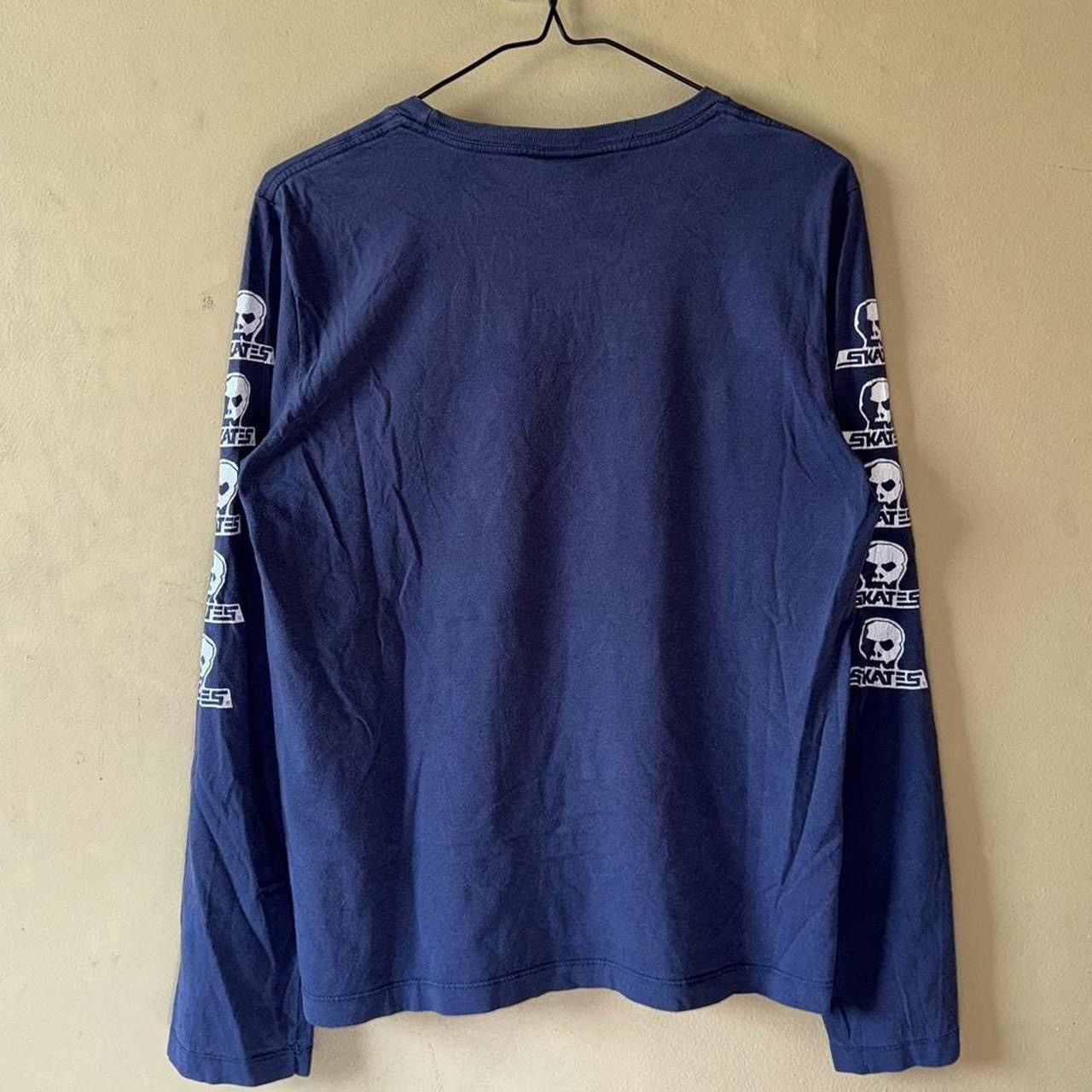 Vintage Y2K 2000s Skull Skates Salvador Dali Art Longsleeve Tee Size US S / EU 44-46 / 1 - 2 Thumbnail