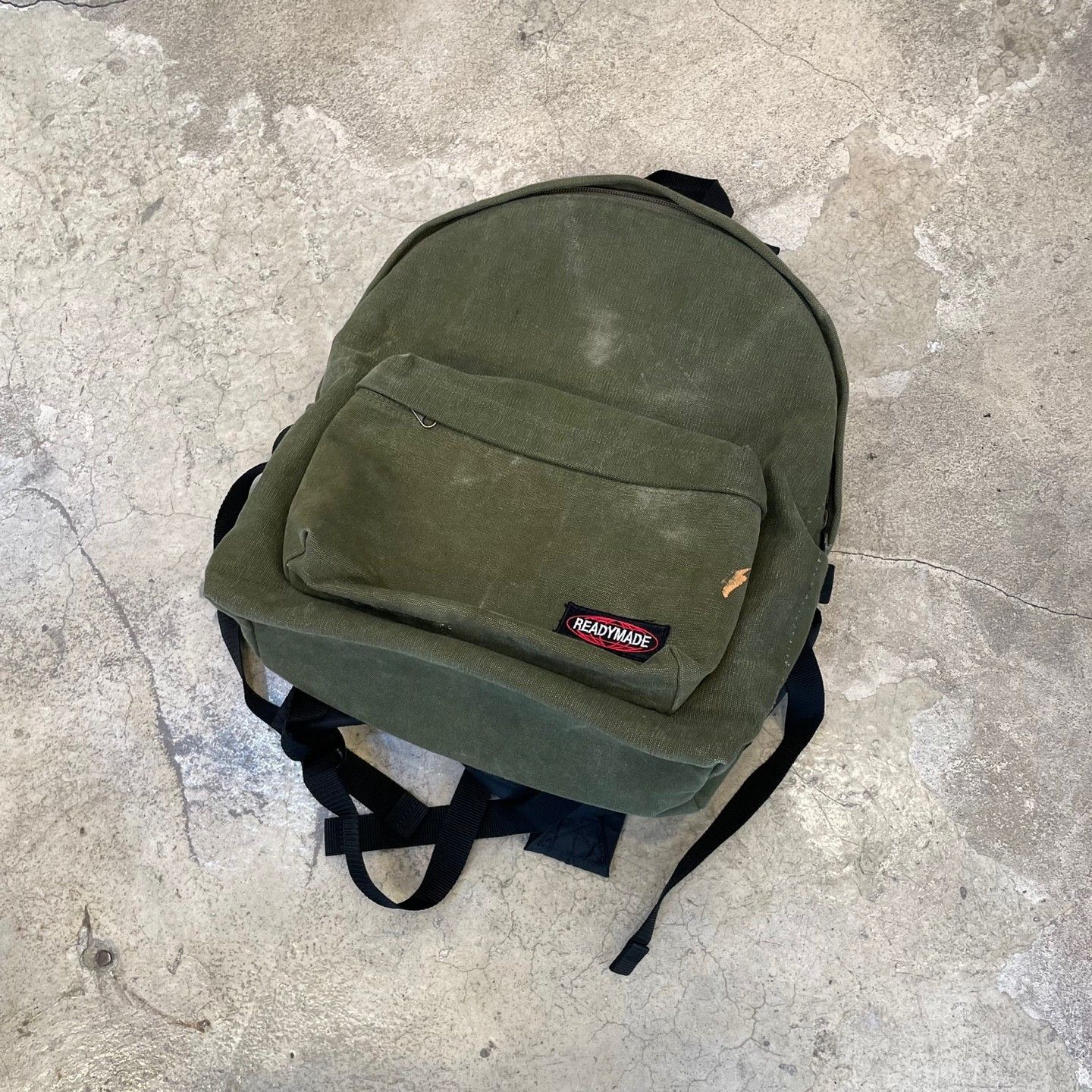 image of Readymade 2Way Logo Backpack in Kaki, Men's