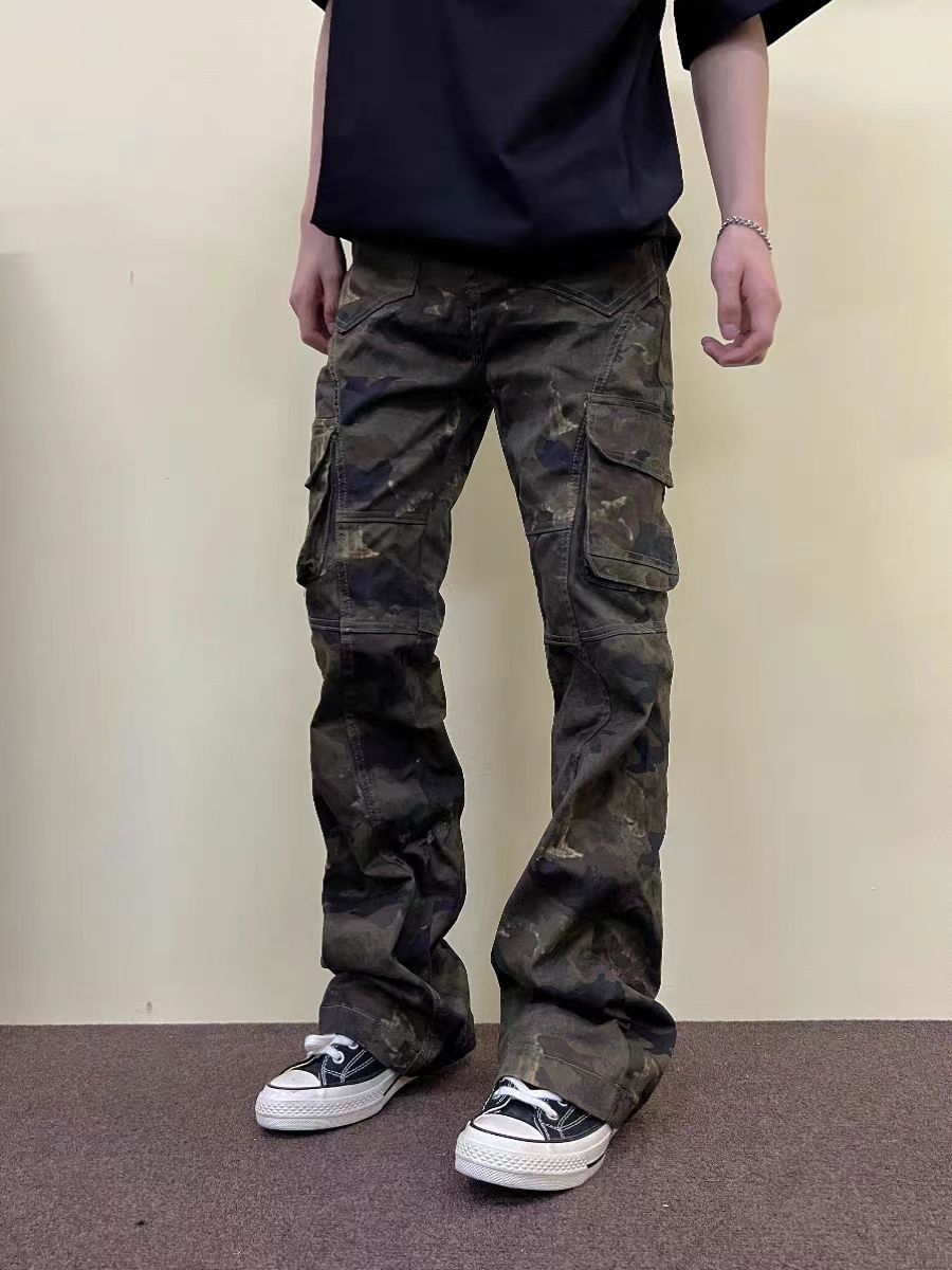 Japanese Brand × Vintage Vintage Camouflage Workwear Street Hip Hop Casual Pants Size US 34 / EU 50 - 5 Thumbnail