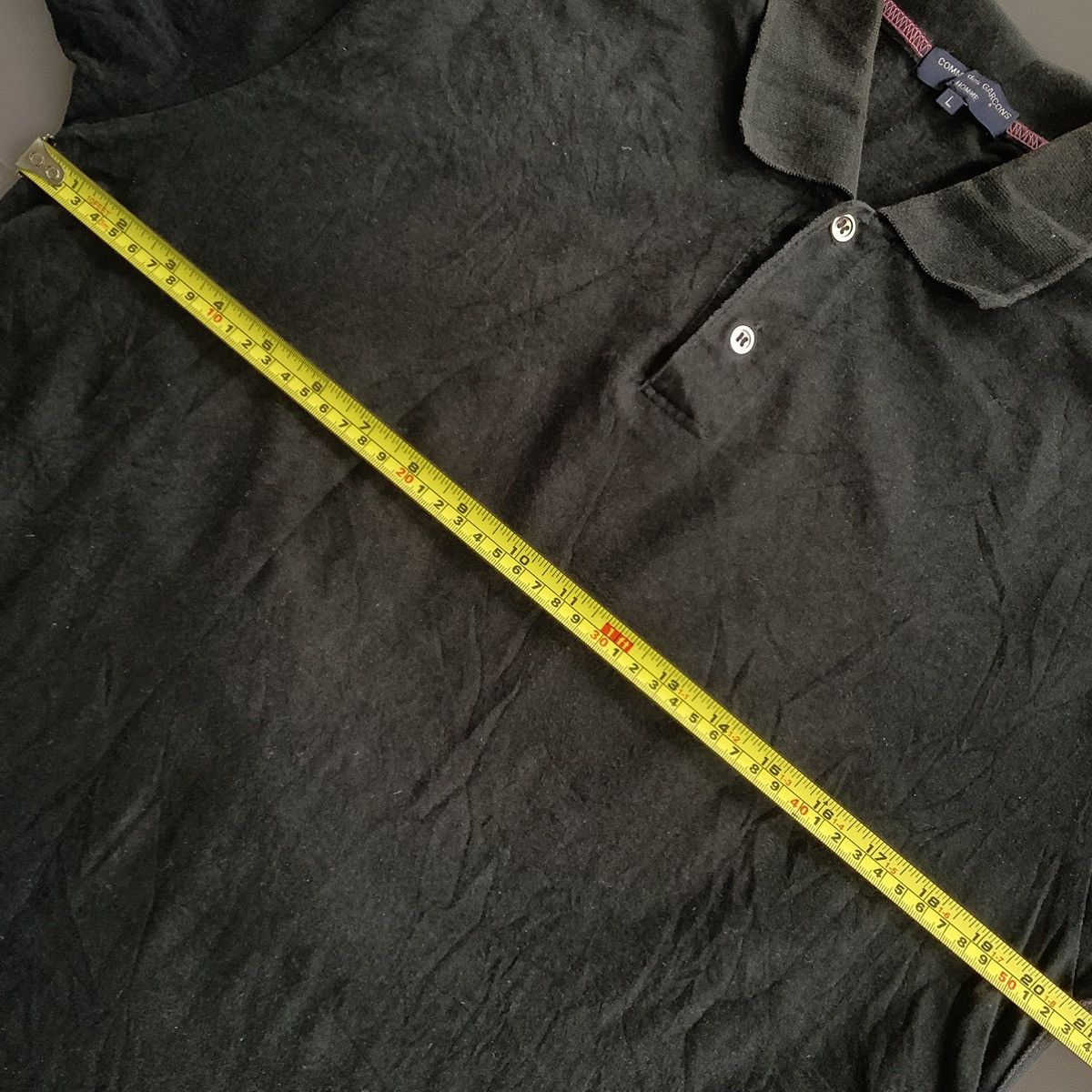 Comme des Garcons Vintage 2005 Plaid Polo Shirt Commes des Garcons Homme Size US L / EU 52-54 / 3 - 10 Thumbnail