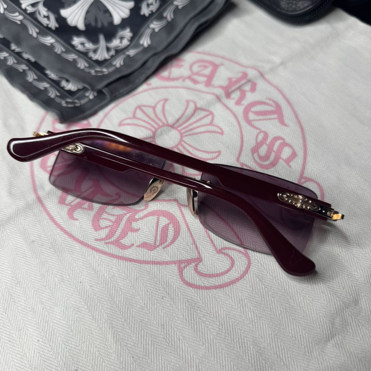 Chrome Hearts Deep 2 sunglasses Size ONE SIZE - 2 Thumbnail