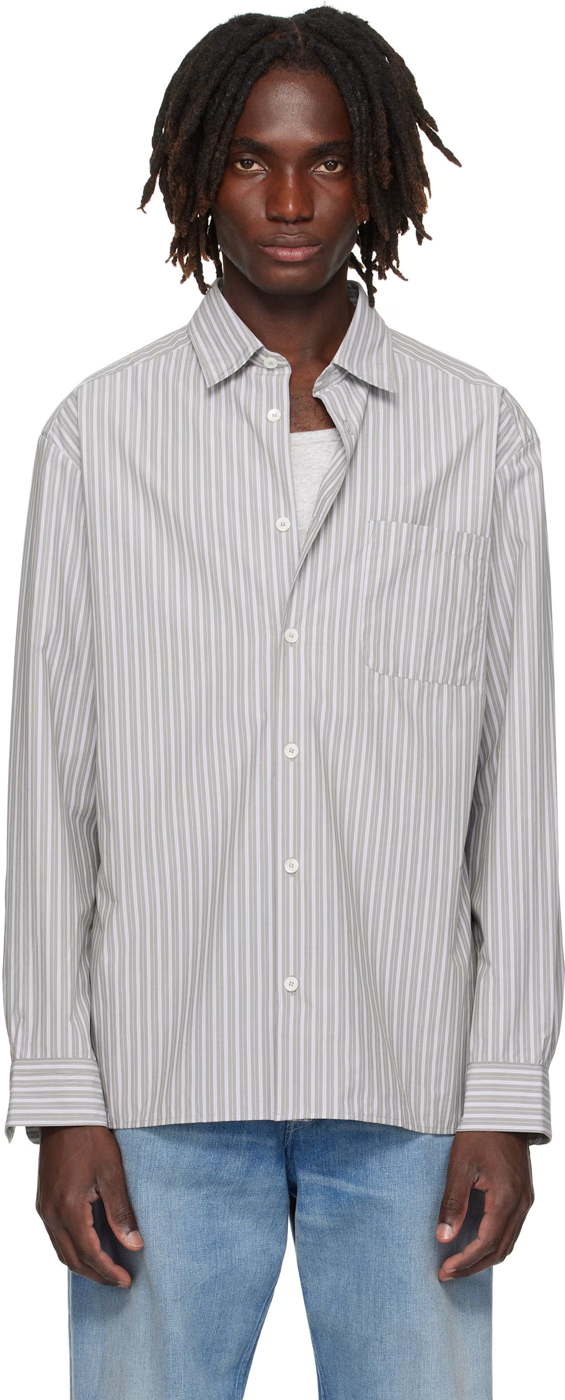 A.P.C. o1mle1125 Malo Shirt in Multicolor Size US M / EU 48-50 / 2 - 1 Thumbnail