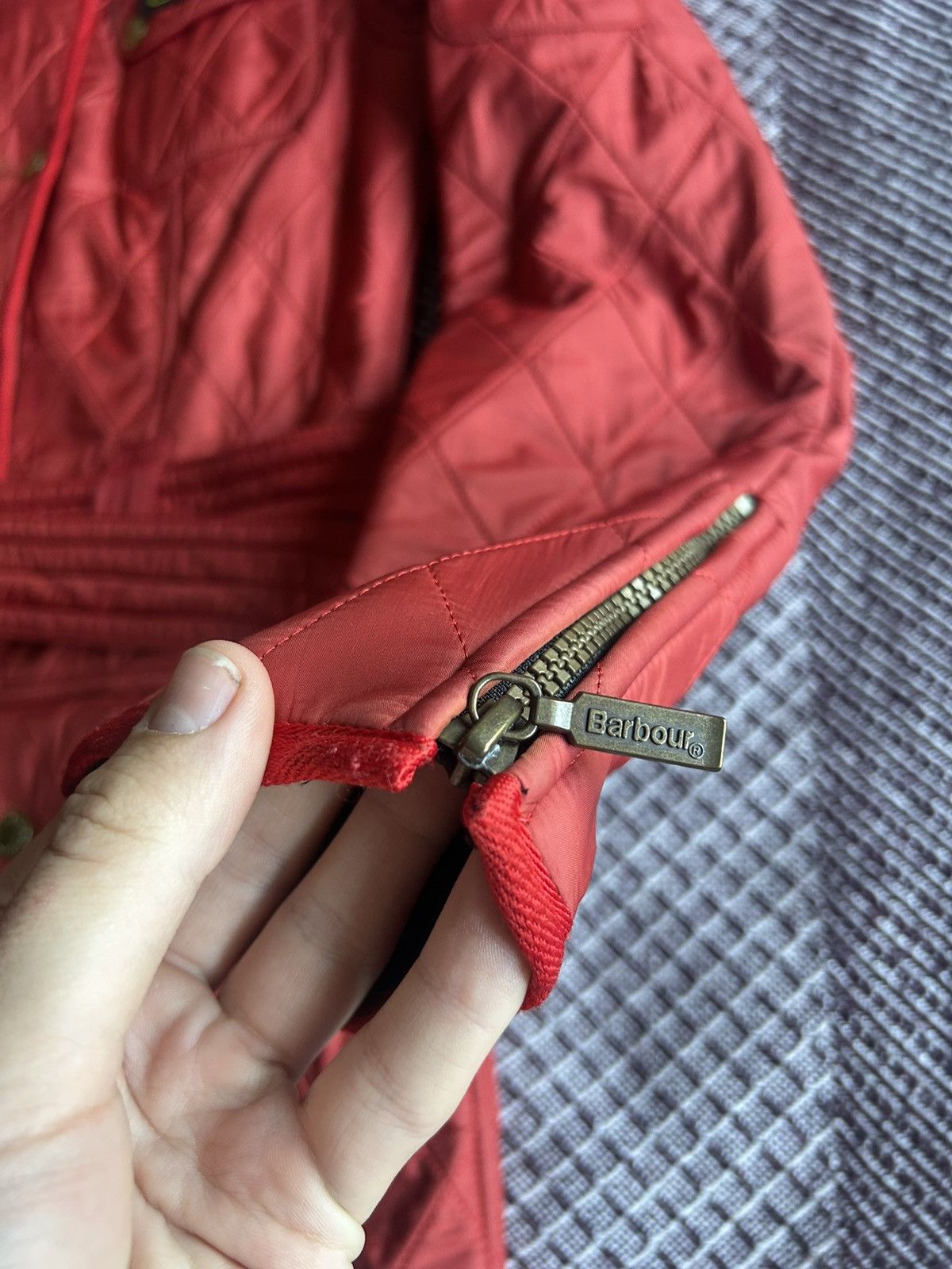 Barbour × Vintage Barbour International PolarQuilt Bomber Jacket Size UK6 Size XS / US 0-2 / IT 36-38 - 5 Thumbnail