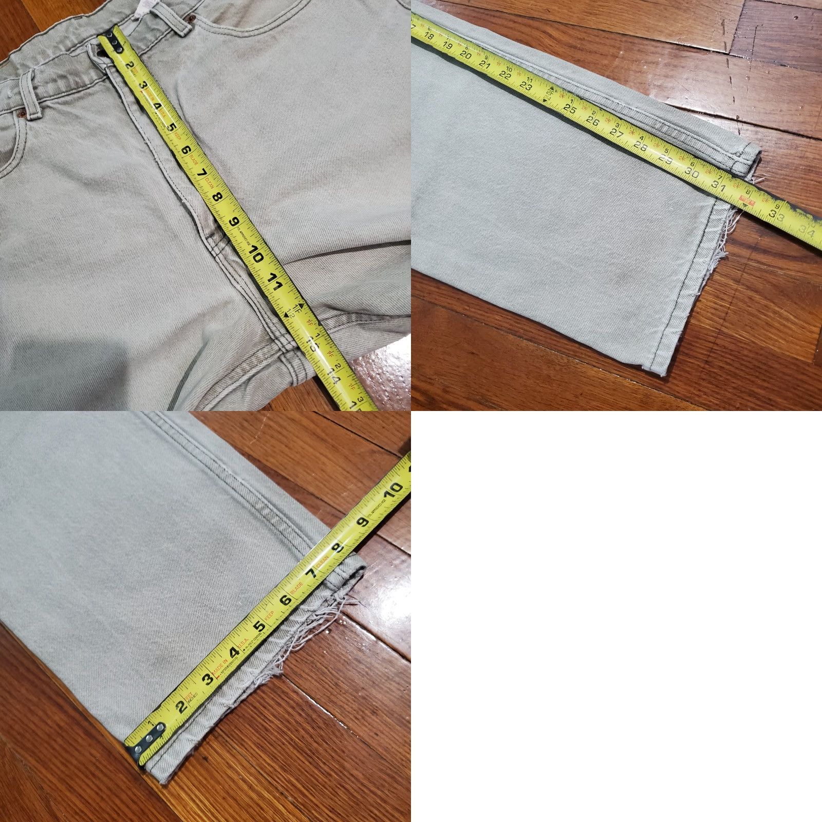 Levi's VINTAGE Levi's Jeans 550 Mens 38x32 Beige Denim Relaxed Fit USA 90s Cowboy USA Classic 5-Pocket Mens Jeans Size US 38 / EU 54 - 9 Thumbnail