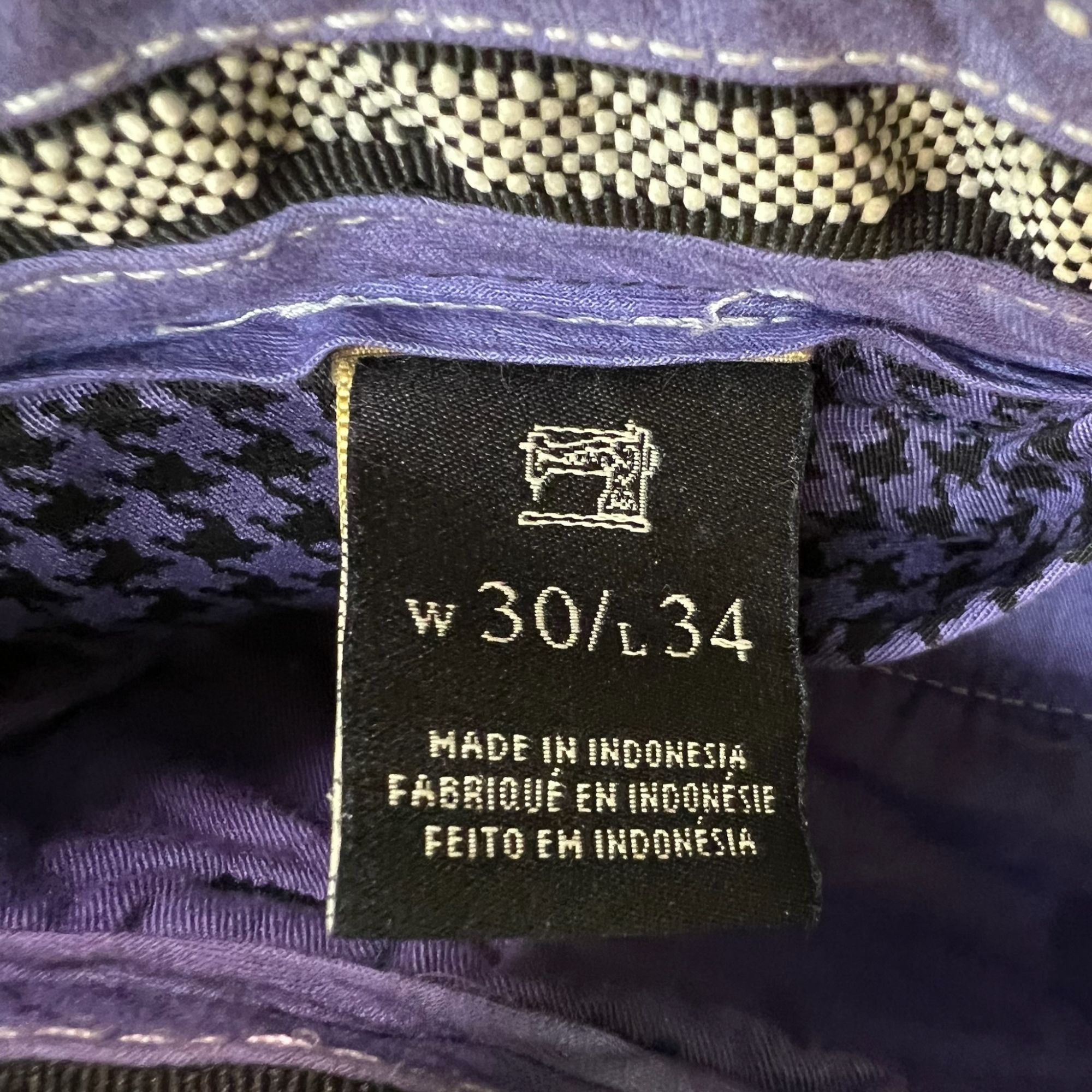 Scotch & Soda Scotch & Soda Navy Blue Patterned Skinny Pants Size 30 Made Size US 30 / EU 46 - 12 Thumbnail