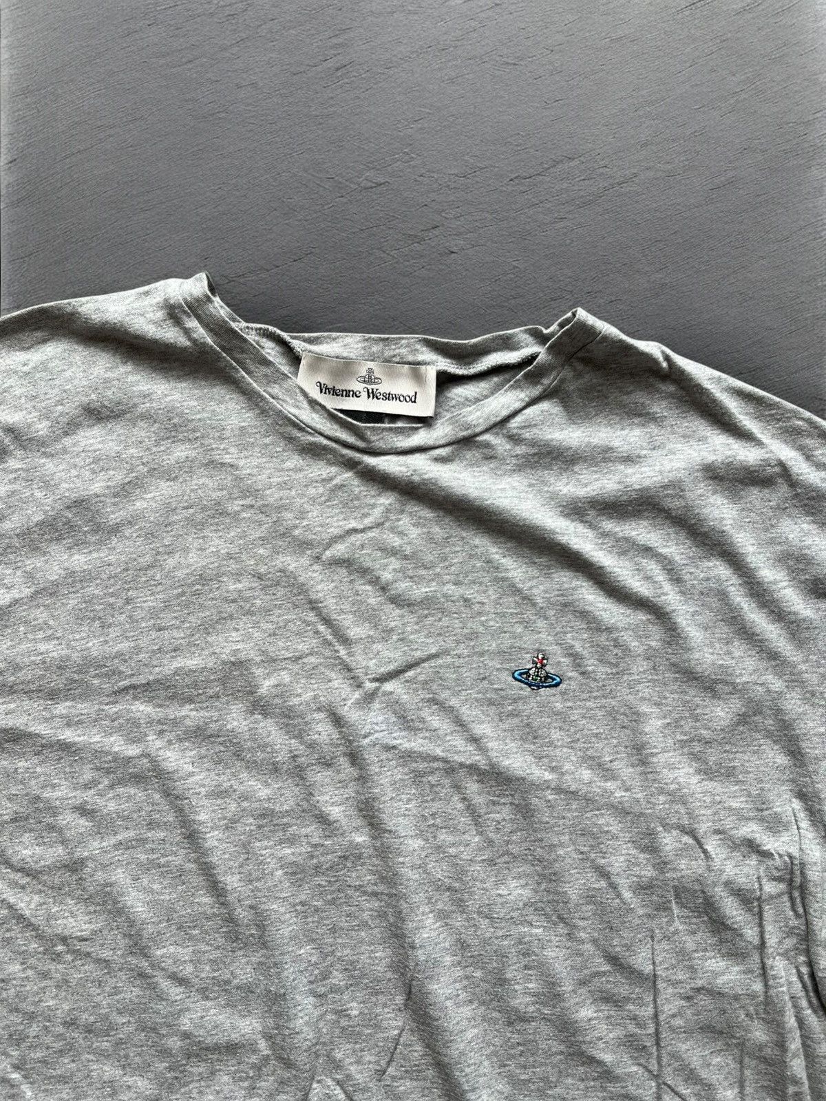 Vivienne Westwood Vivienne Westwood T-Shirt Small Logo Y2K Grey Size XL Size US XL / EU 56 / 4 - 2 Thumbnail