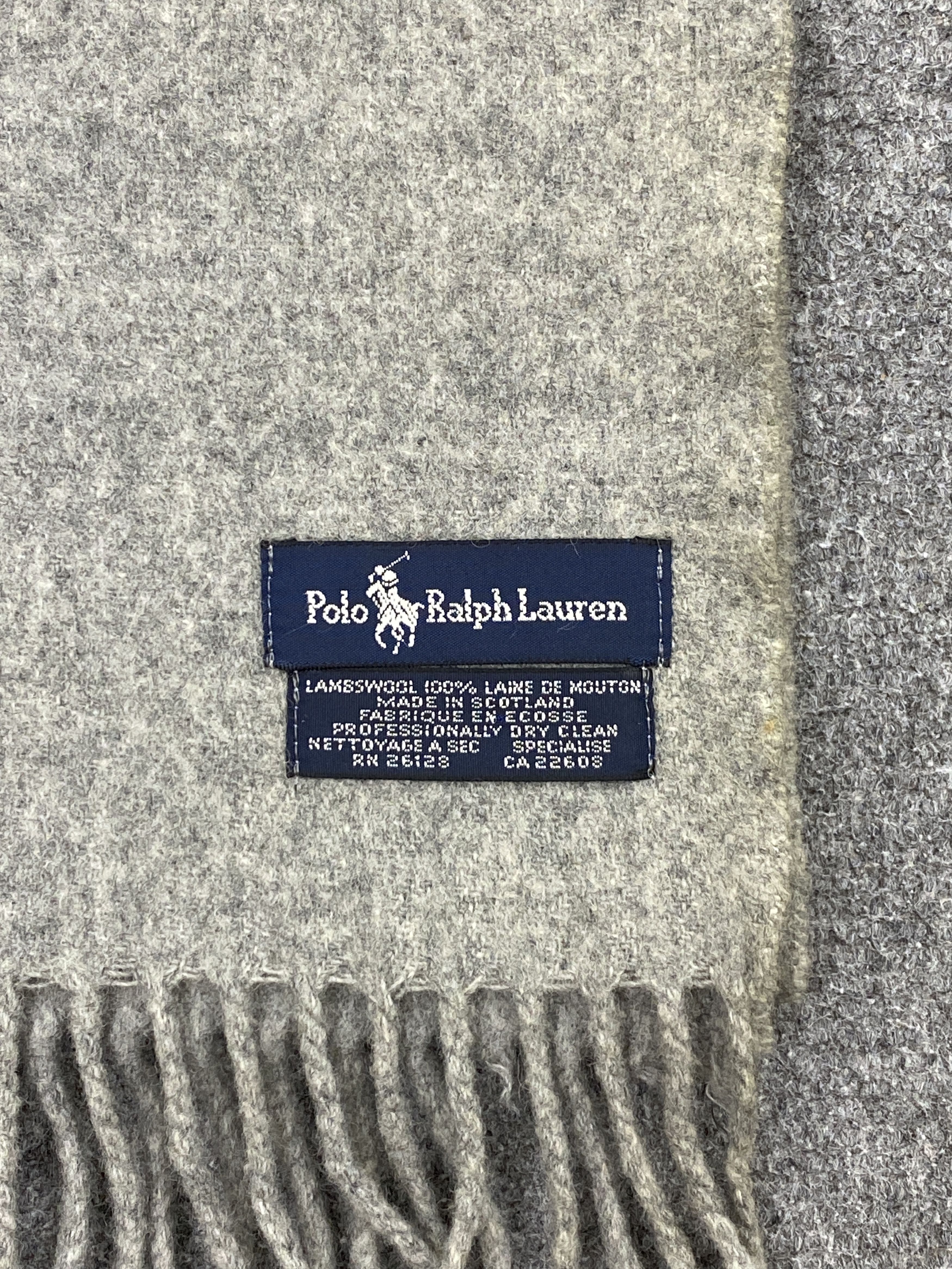 Polo Ralph Lauren Polo Ralph Lauren Scotland Muffler Scarf Pure Wool - SC0023 Size ONE SIZE - 3 Thumbnail