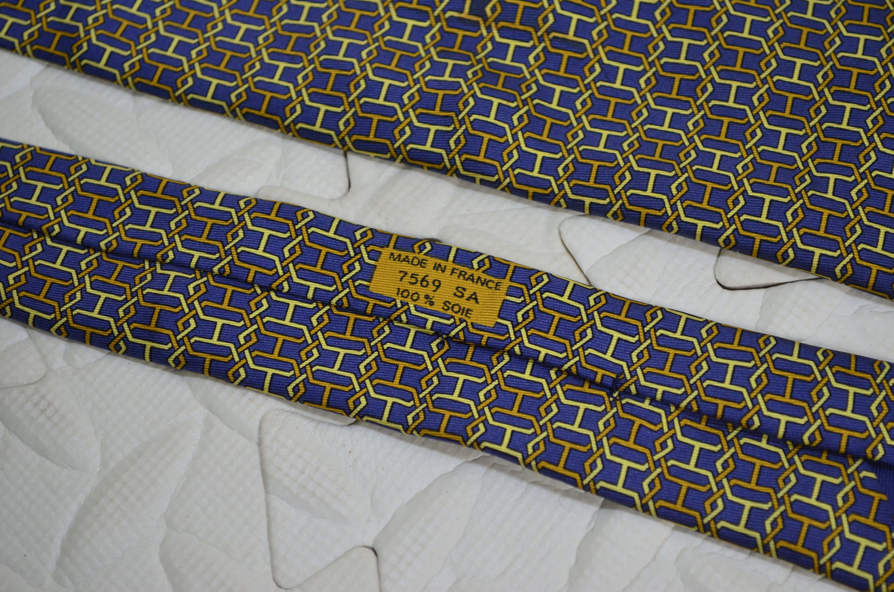 Hermes × Vintage Vintage Hermes Paris Necktie Size ONE SIZE - 2 Thumbnail