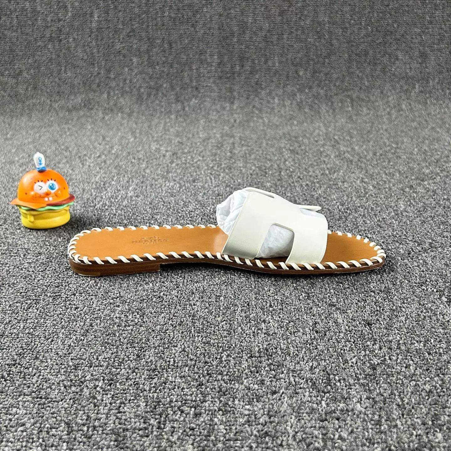 Hermes Hermes White Woven Slippers 37 Size US 6.5 / IT 36.5 - 4 Thumbnail
