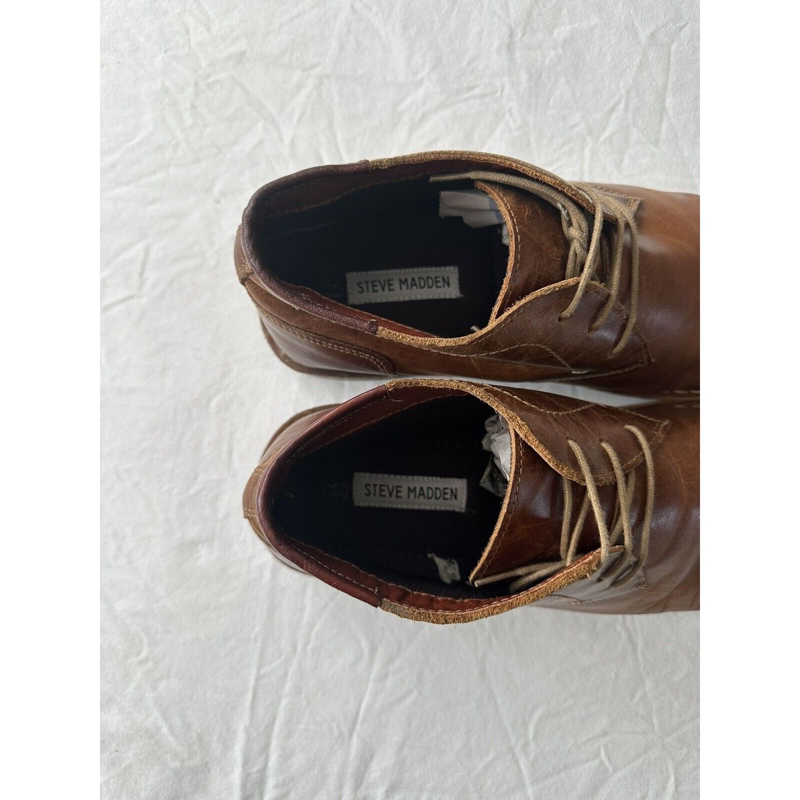 Steve Madden Steve Madden Harken Chukka Boot, Brown Leather Size 9.5 Size US 9.5 / EU 42-43 - 4 Thumbnail