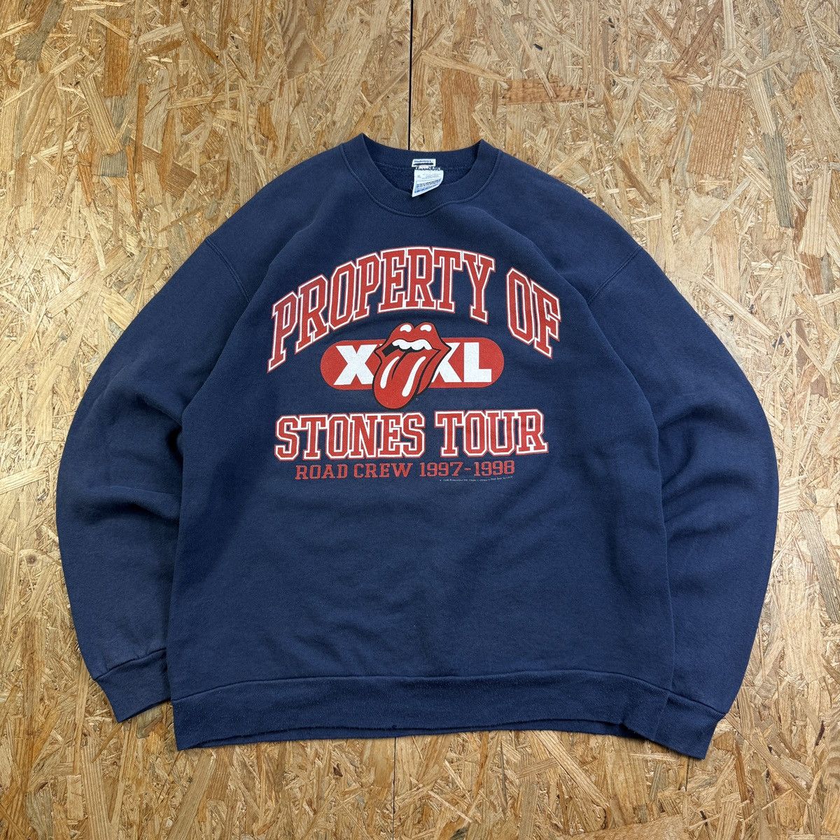 Vintage Rolling Stones 1997 property of stones XL screen stars Size US XL / EU 56 / 4 - 7 Thumbnail