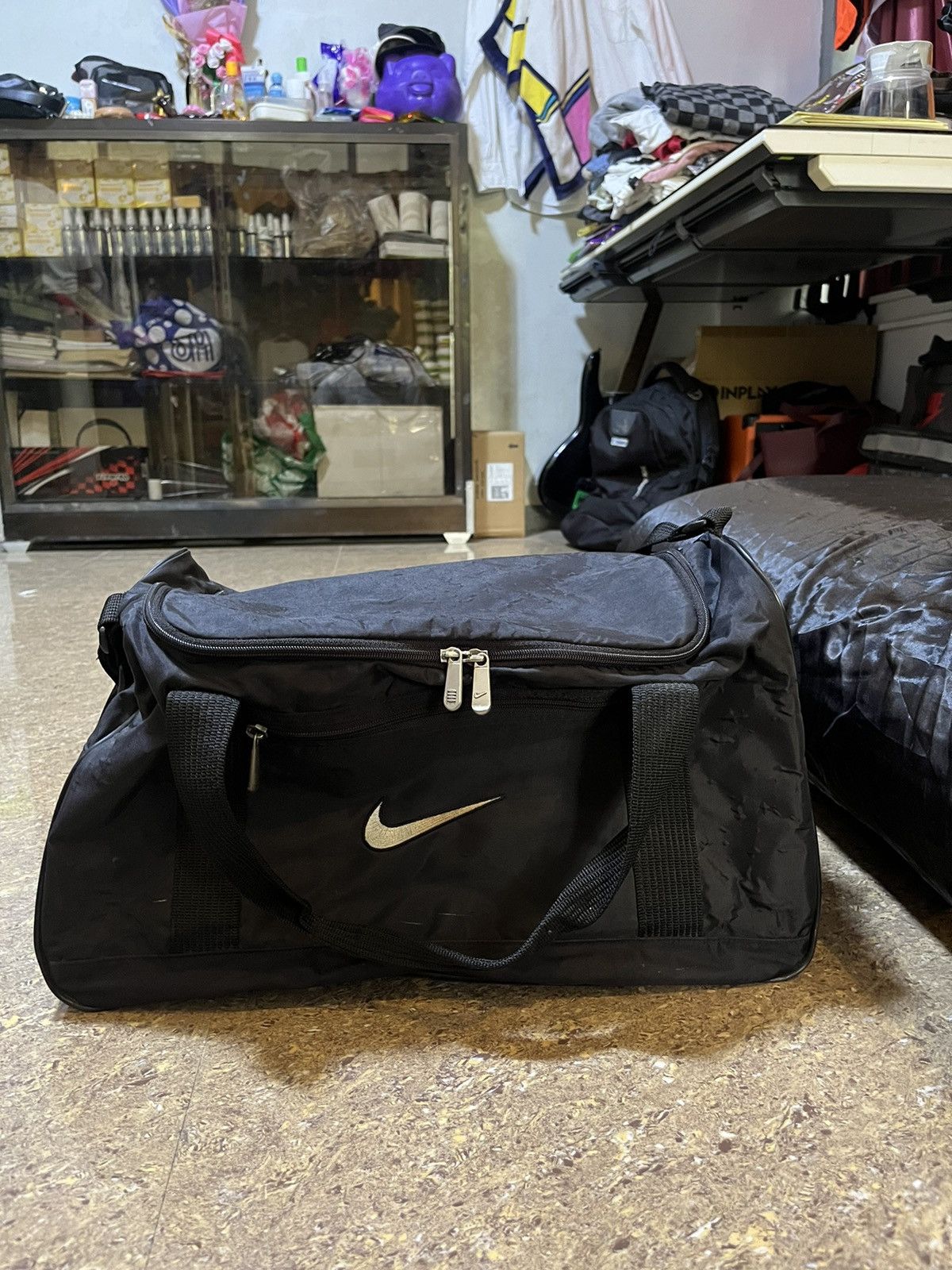 Nike Vintage 90’s Nike Duffle Bag Gym Bag Size 40 - 2 Thumbnail