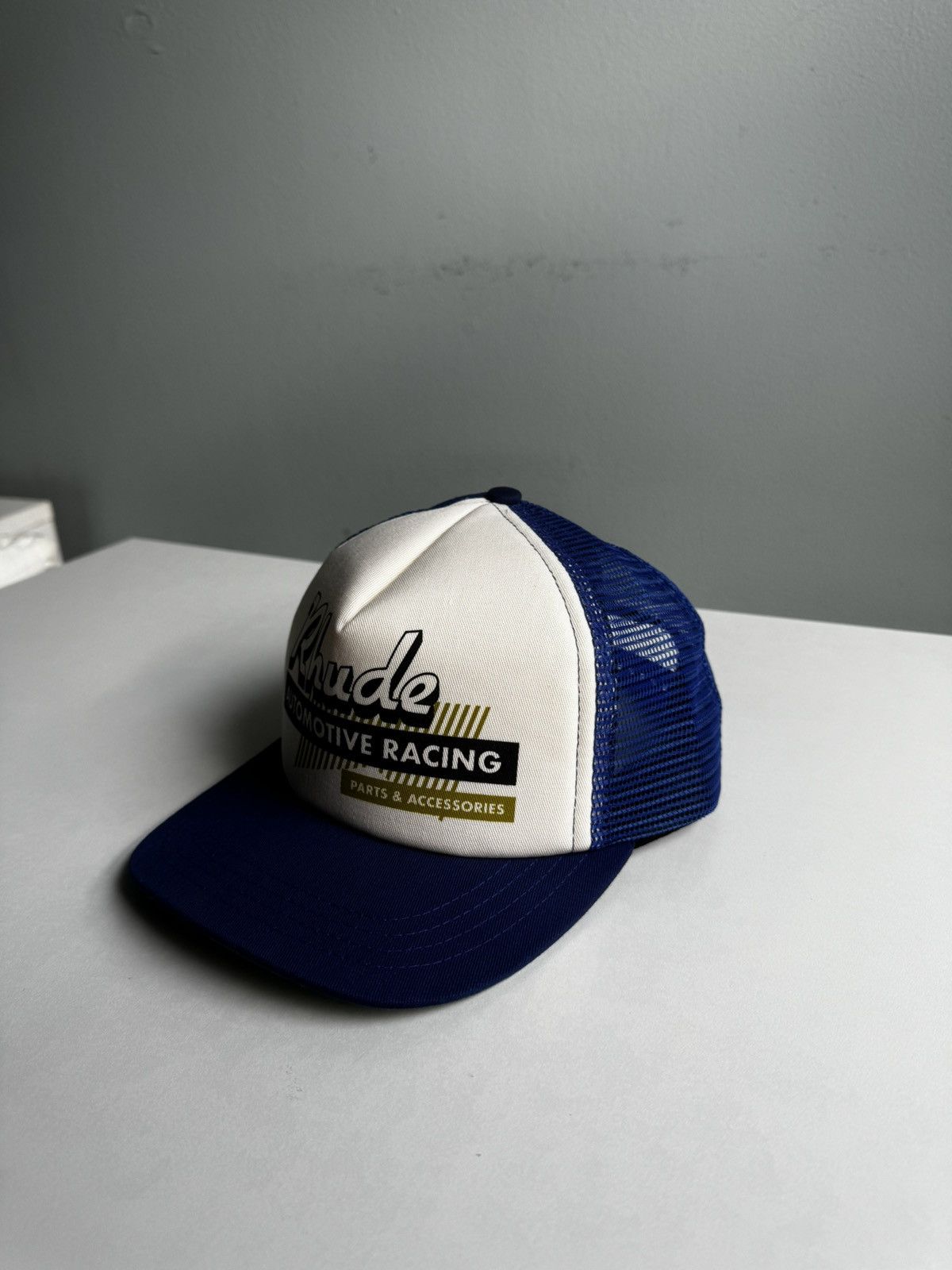 Rhude Rhude Auto Racing Trucker Hat Size ONE SIZE - 3 Thumbnail