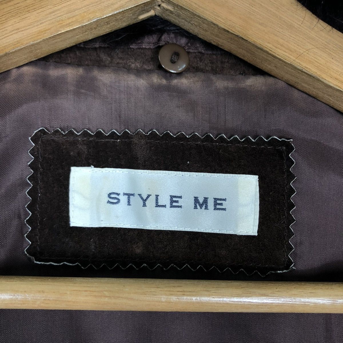 Japanese Brand VINTAGE CROPPED BIKER JACKET STYLE ME JAPAN MINK FUR COLLAR Size M / US 6-8 / IT 42-44 - 17 Thumbnail