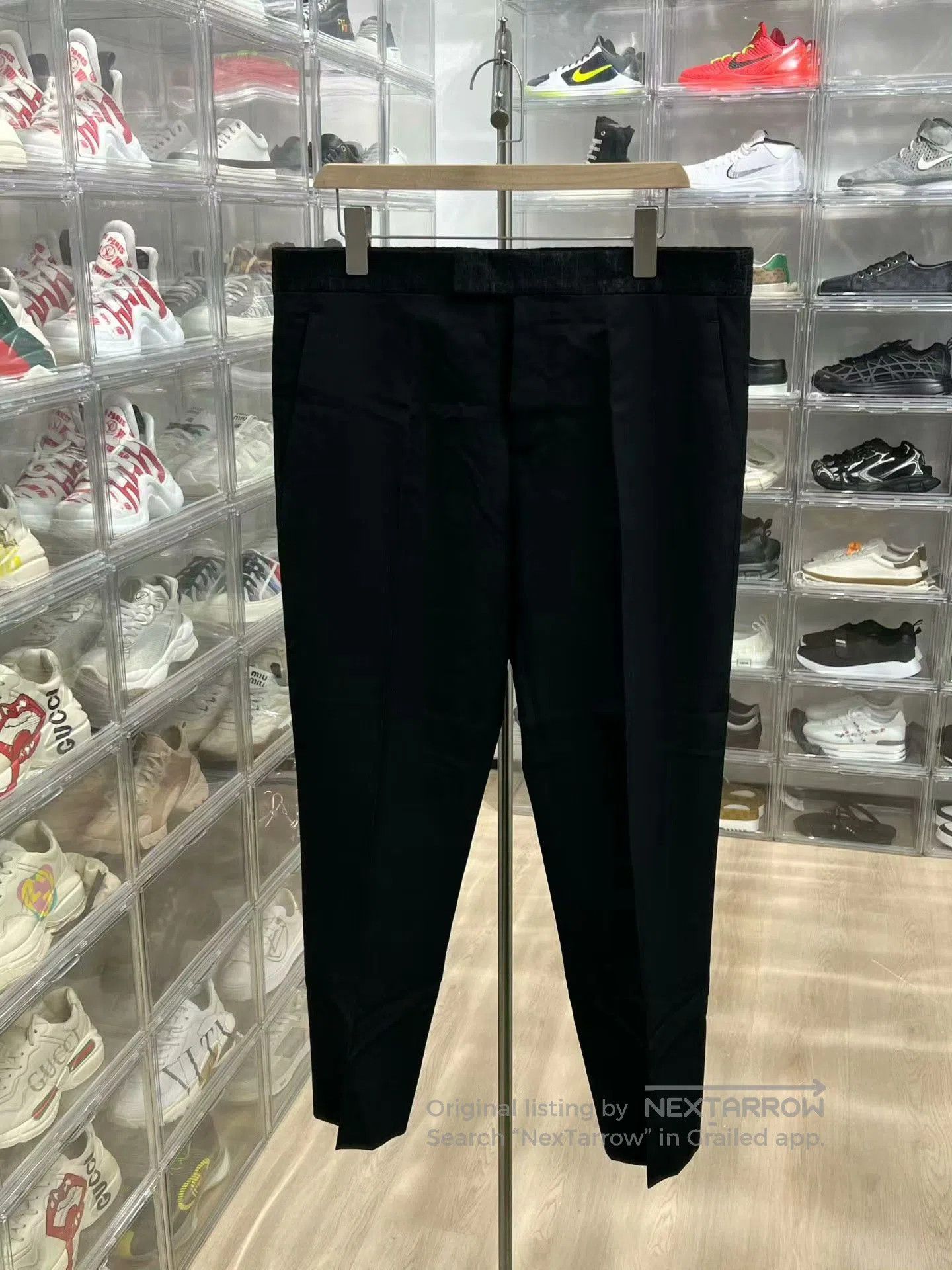 Dior Dior Embroidered Logo Wool Blend Pants. Size US 34 / EU 50 - 1 Thumbnail