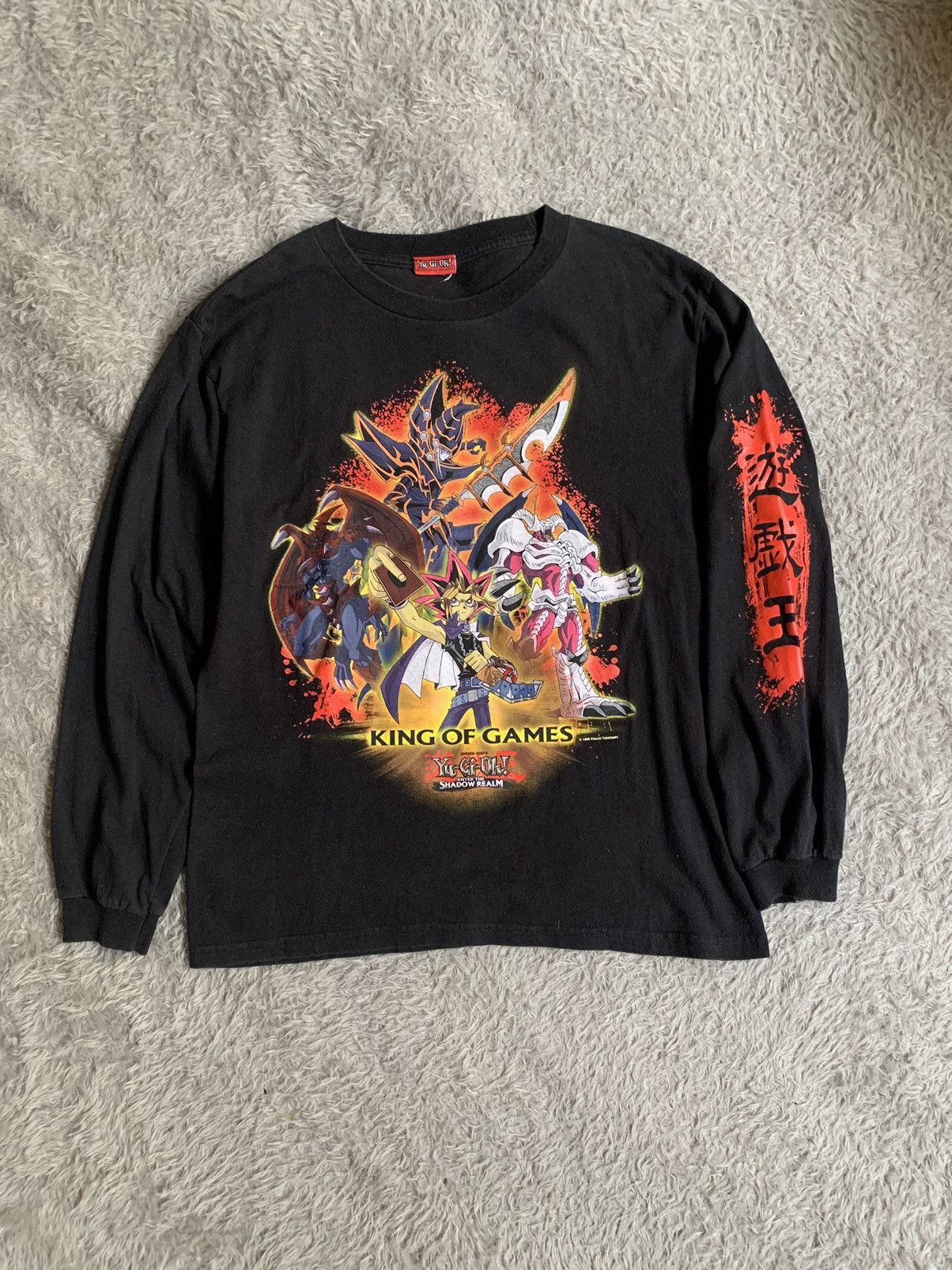 Vintage 90s Yu Gi Oh King Of Game Yami Yugi Longsleeve