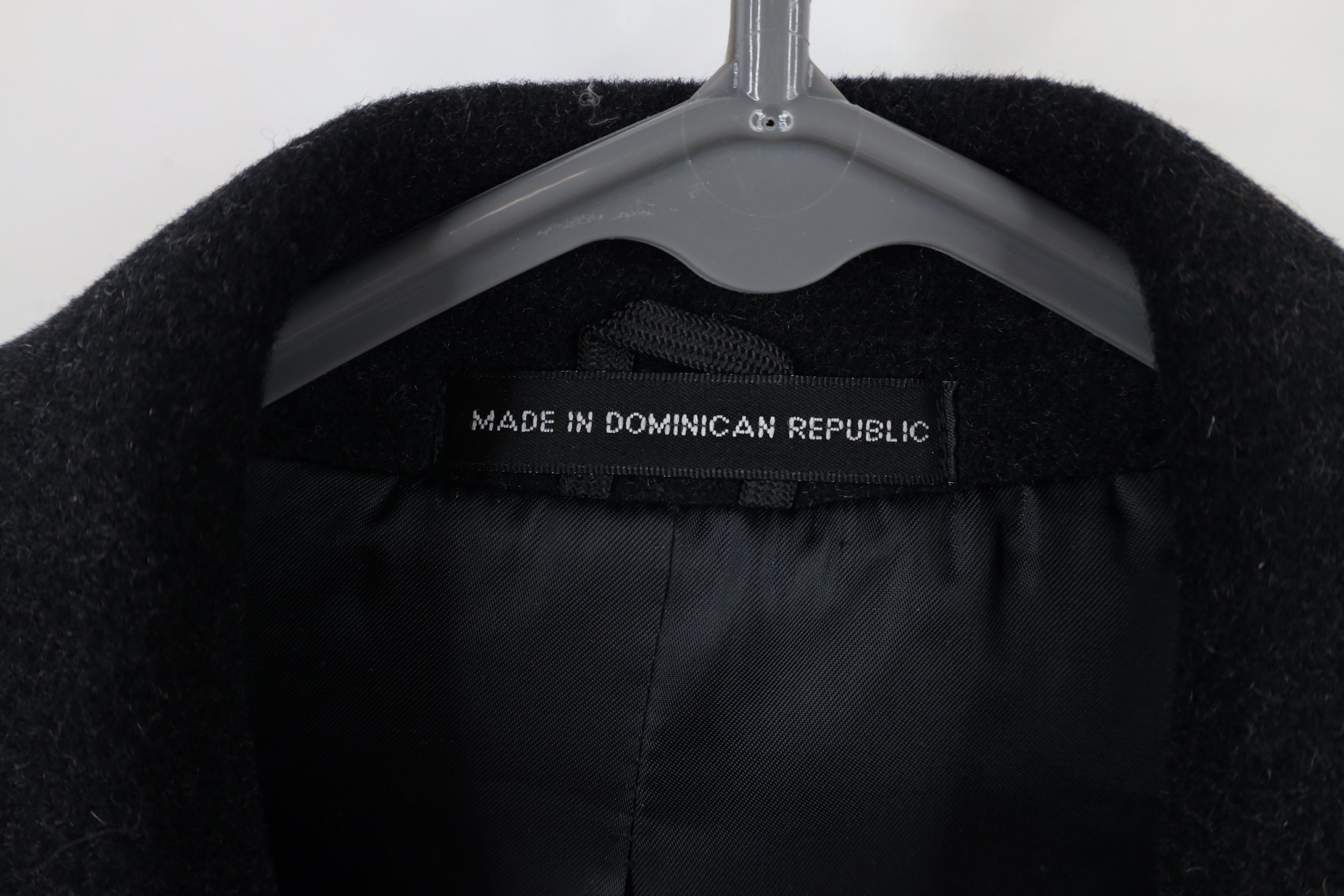 Vintage Vintage 90s Streetwear Heavy Button Overcoat Jacket Black Size US XXL / EU 58 / 5 - 7 Thumbnail