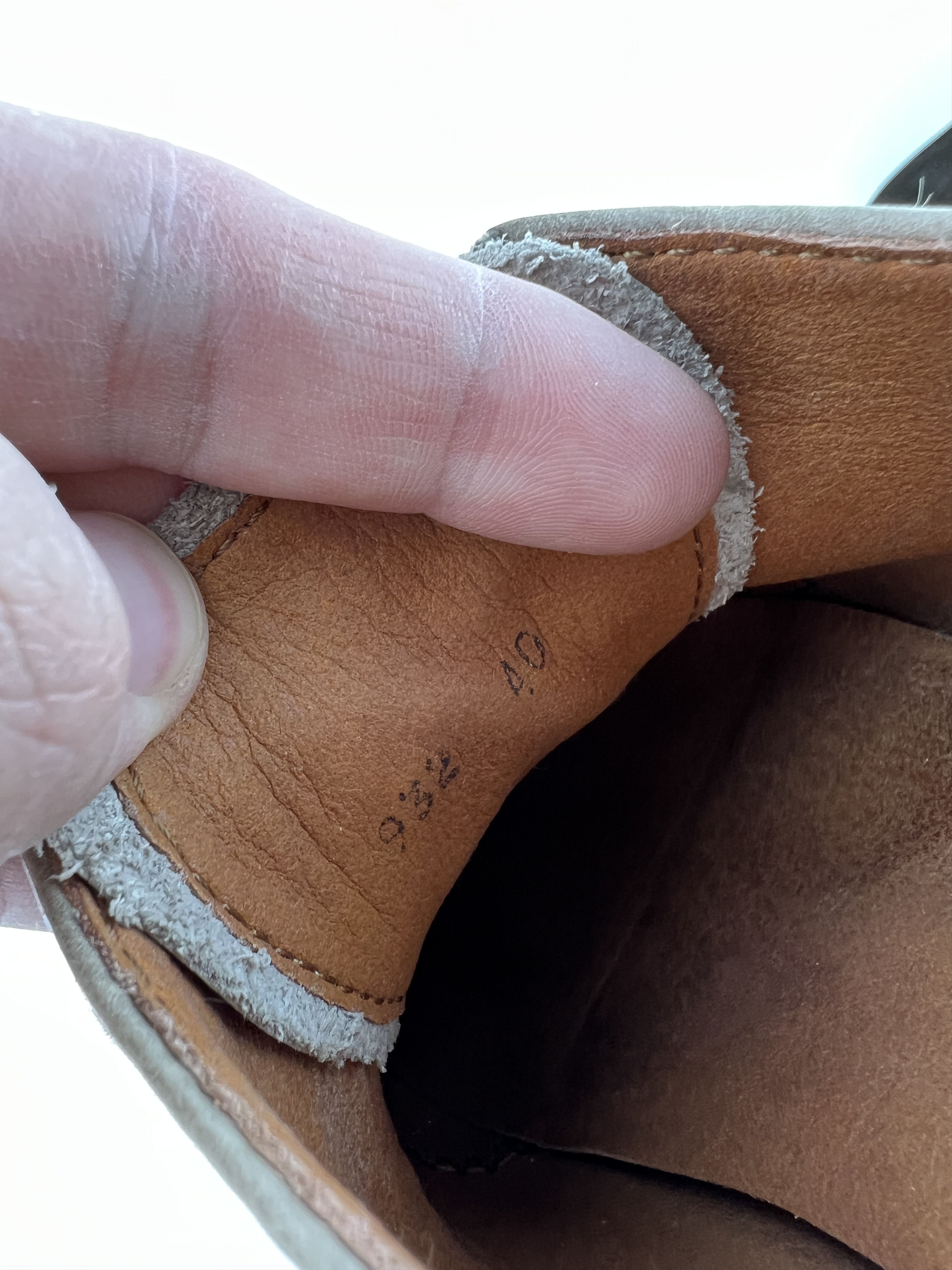 Vintage Vintage The ART Avant Garde Leather Boots Oxford Heels Size US 9 / IT 39 - 3 Thumbnail