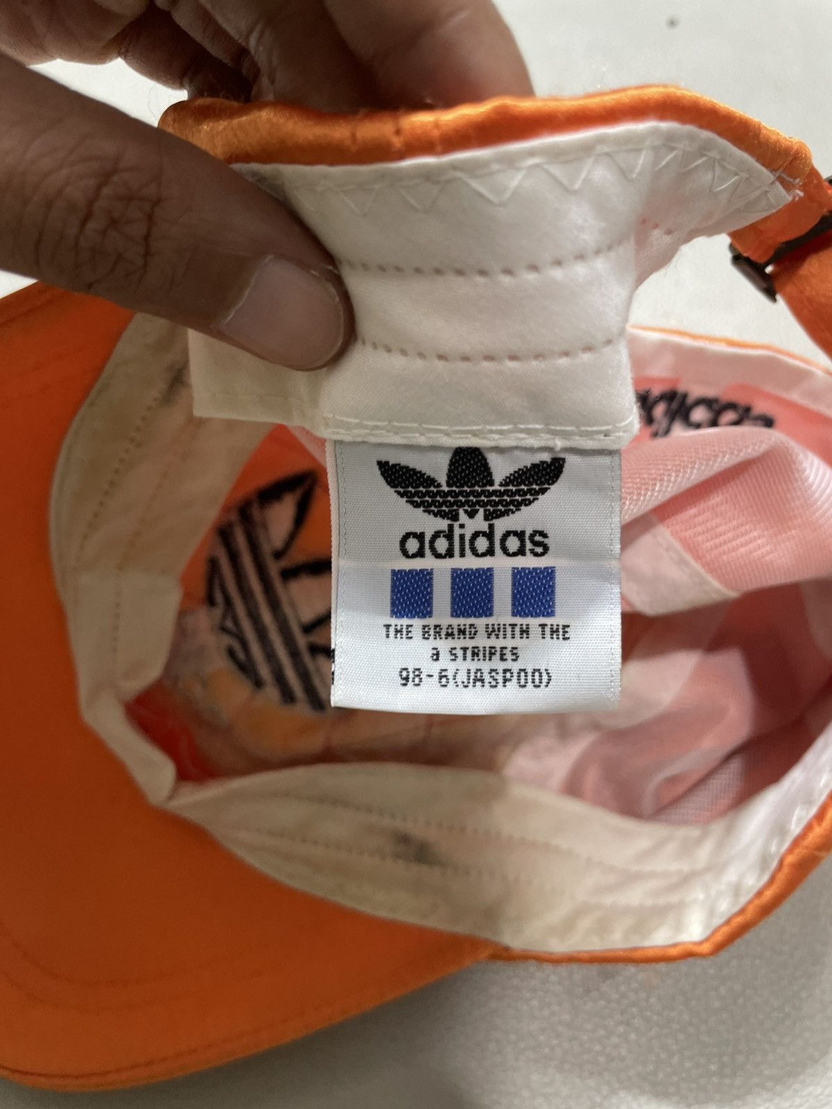 Vintage Vintage adidas Snapback Cap Size ONE SIZE - 6 Thumbnail