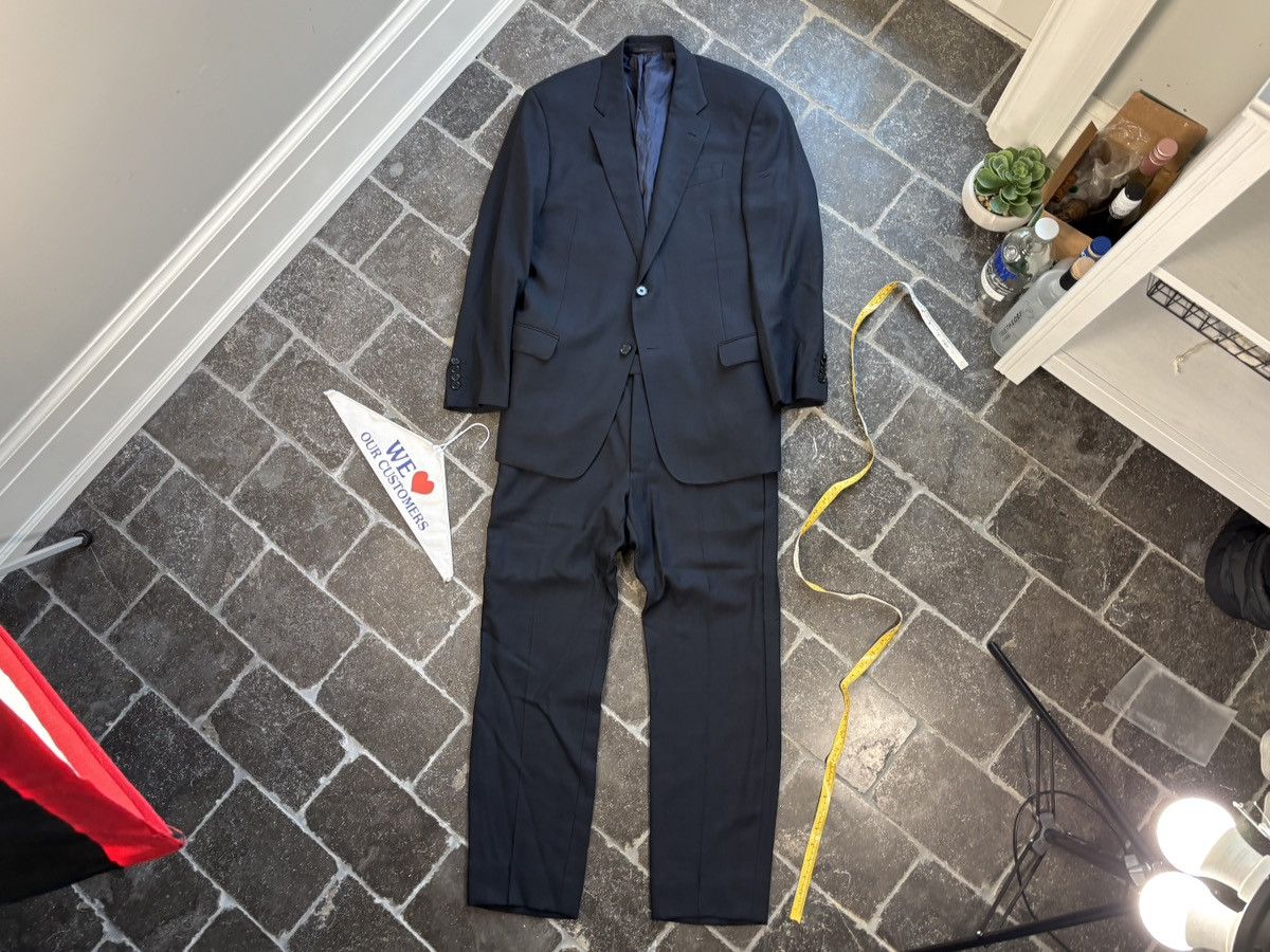 Armani Collezioni Armani Suit G-Line Wool Two Piece 2pc EU 52 Trousers Jacket Size 36S - 25 Thumbnail