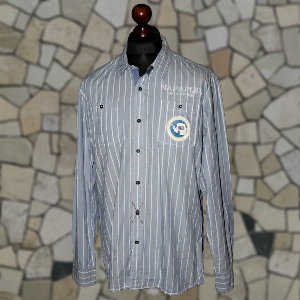 Napapijri Napapijri mens casual shirt Size XL Multicoloured Size US XL / EU 56 / 4 - 1 Thumbnail