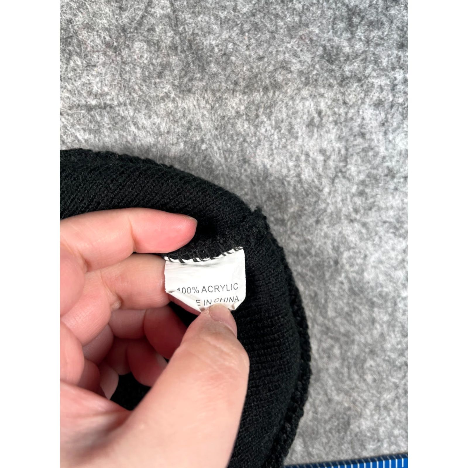Vintage Thorp Tigers Highschool Beanie Toque Adult One Size Black Knit 100% Acrylic #5 Size ONE SIZE - 7 Thumbnail