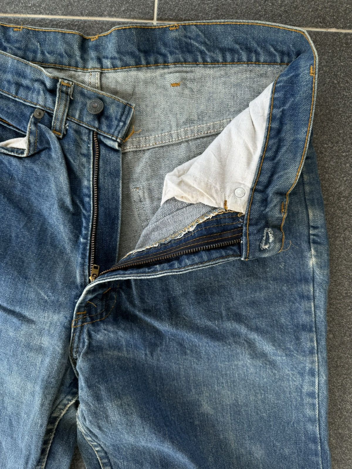 Levi's Vintage 70s Levi’s 517 Orange Tab 42Talon Flare Jeans Size US 31 - 12 Thumbnail