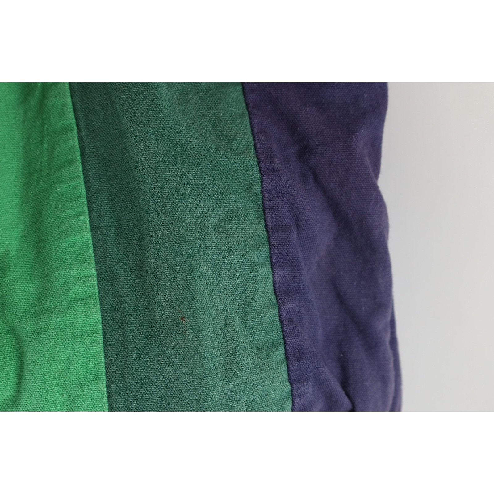 Vintage Vintage 90s Streetwear Rainbow Striped Lined Canvas Tote Bag Size ONE SIZE - 10 Thumbnail