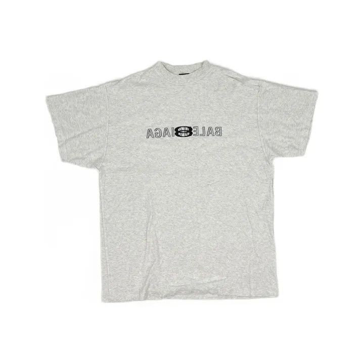 Balenciaga Balenciaga Balenciaga Logo Print Short Sleeve TShirt -2507 Size US L / EU 52-54 / 3 - 2 Thumbnail